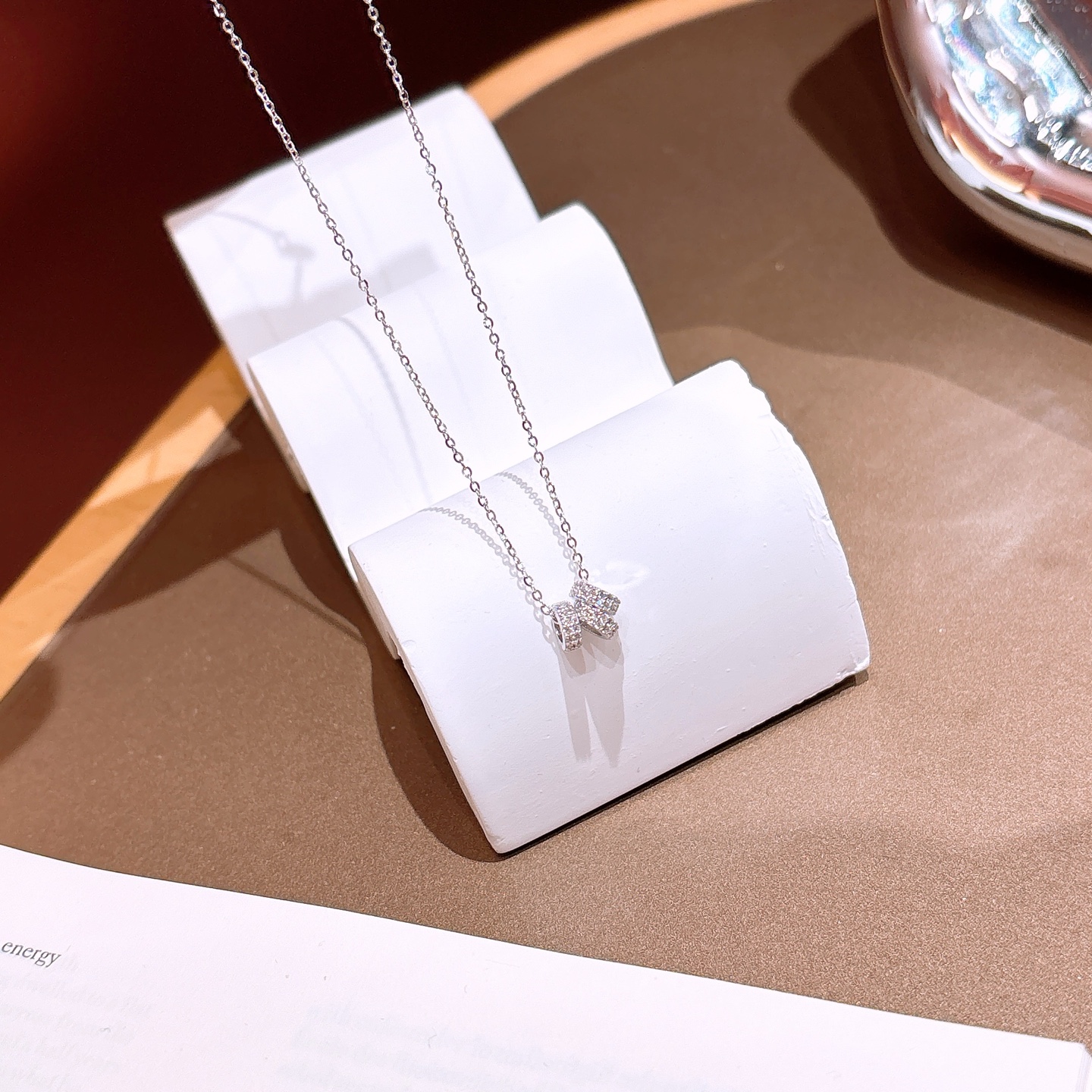 フレンチ高品質シルバーネックレスゴールド プロポーズ