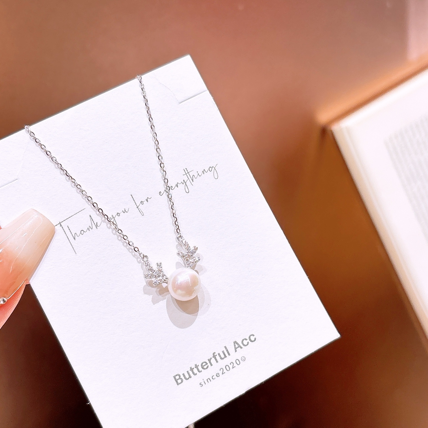 Low Allergy Silver Moissanite Necklace Light Luxury Father's Day