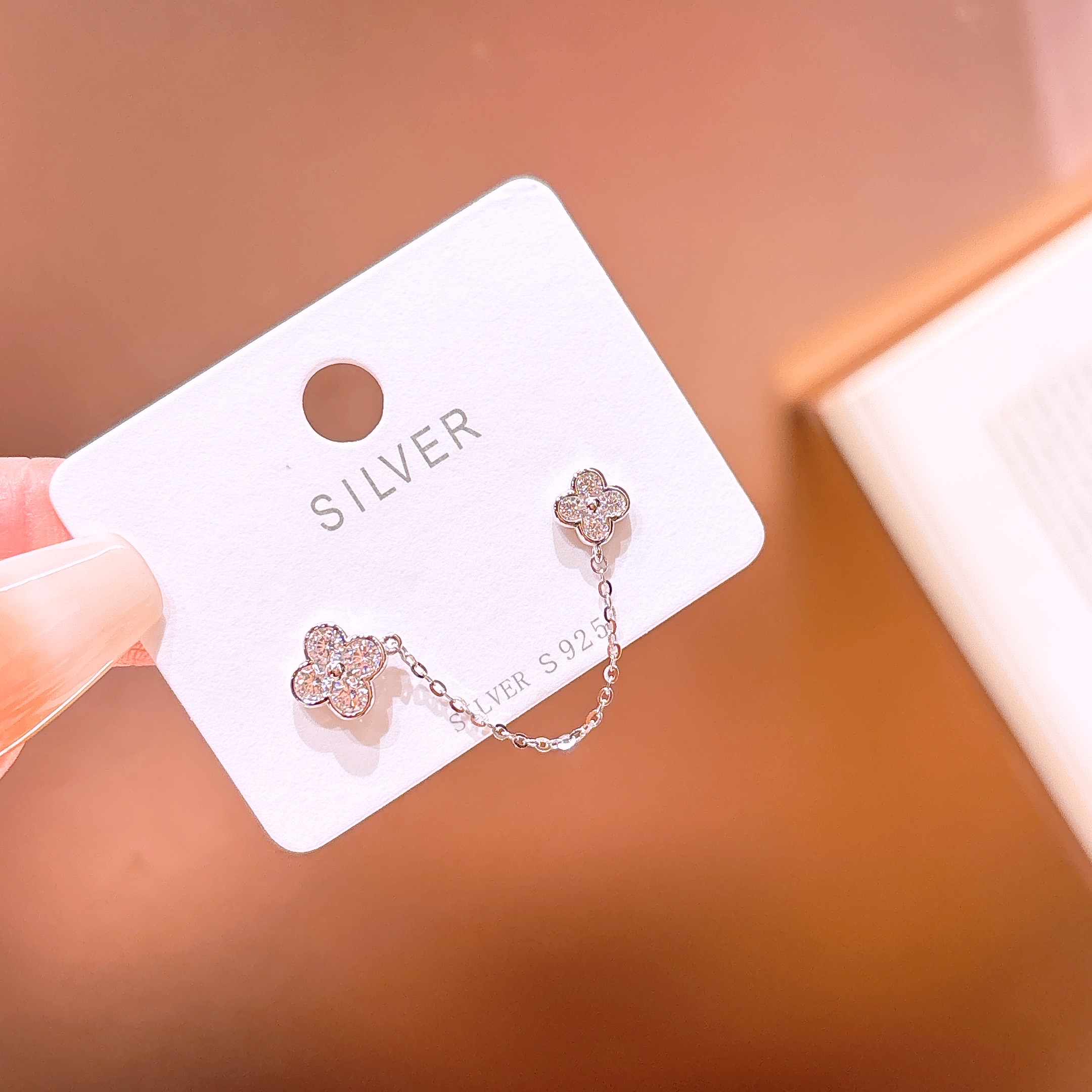 Hypoallergenic Silver Earrings French Everyday Wear Gold