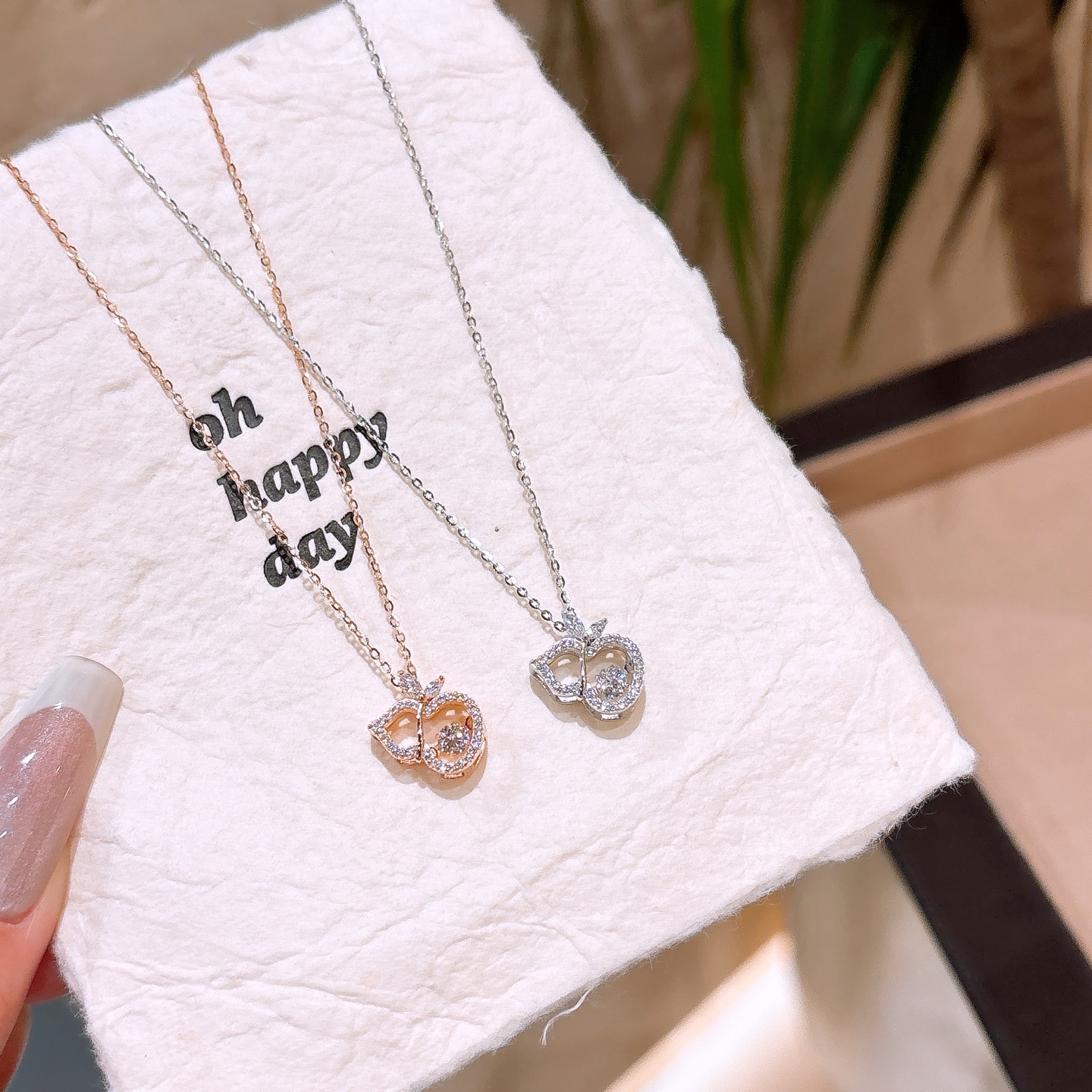 さわやか系ファインシルバーネックレスゴールド 先生の日