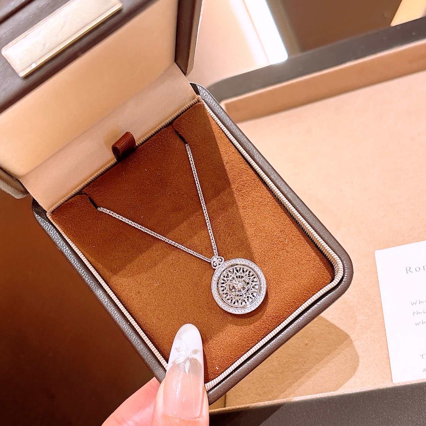 インスタ風S925スターリングシルバーネックレスゴールド 職場