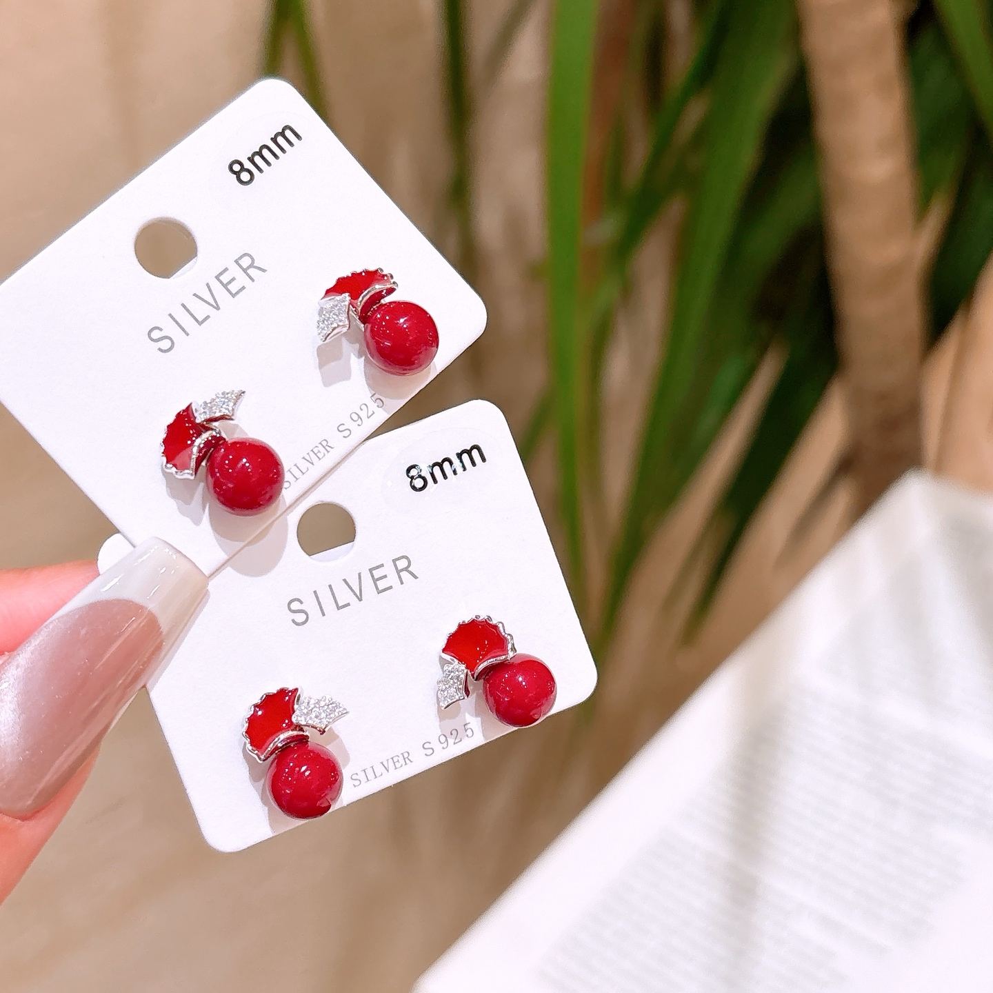 アーティスティックS925スターリングシルバーイヤリングシルバー 旅行