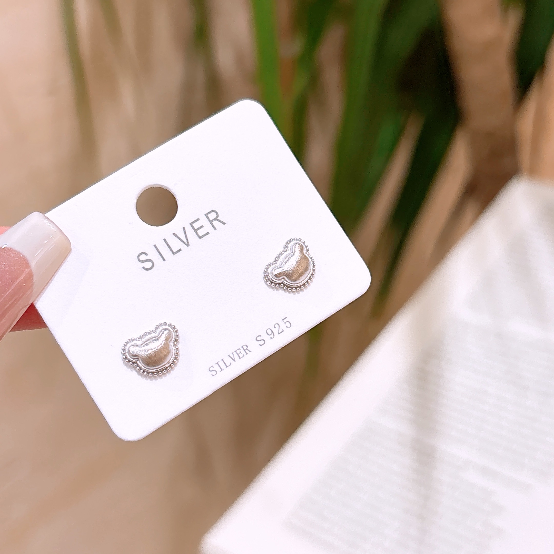 知性的純銀イヤリングシルバー 母の日