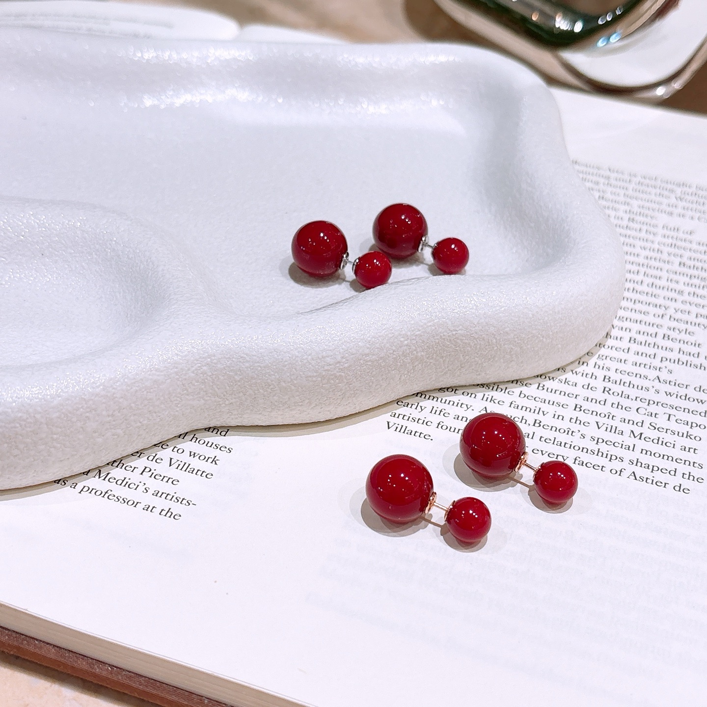 遊び心925シルバーイヤリングゴールド デート