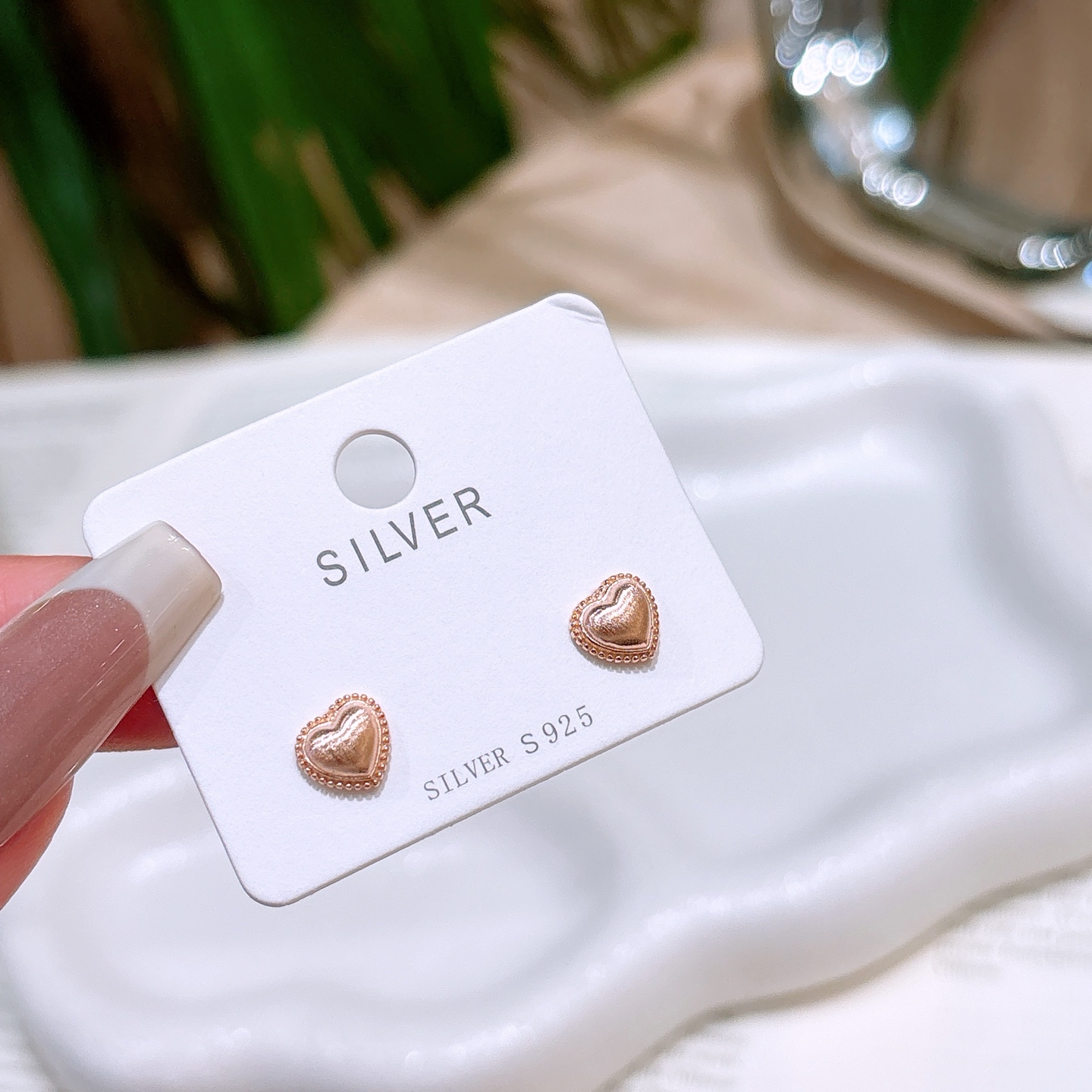 ガーリー925シルバーイヤリングシルバー クリスマス