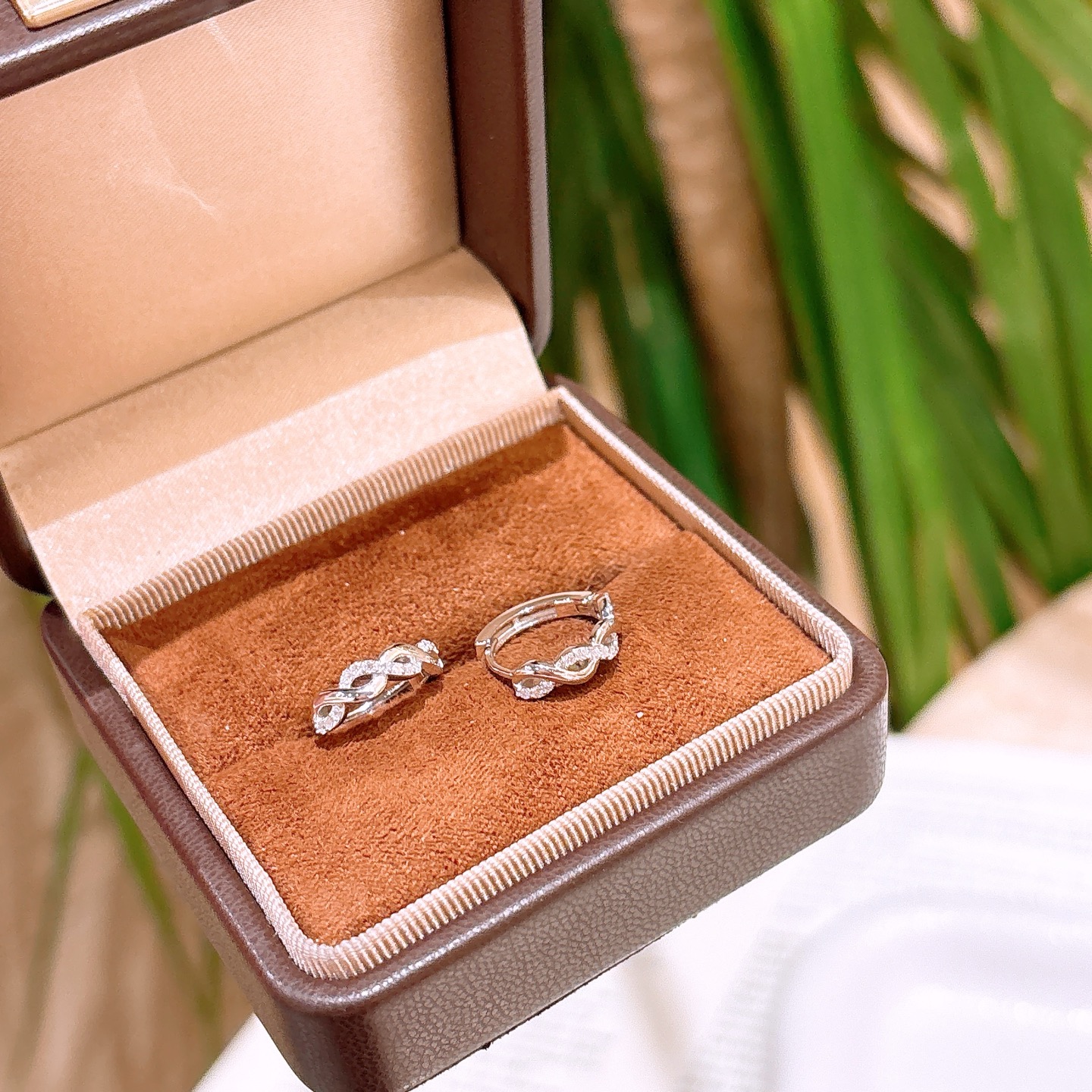 Solid Silver Moissanite Ear Cuffs Light Luxury Travel Gold