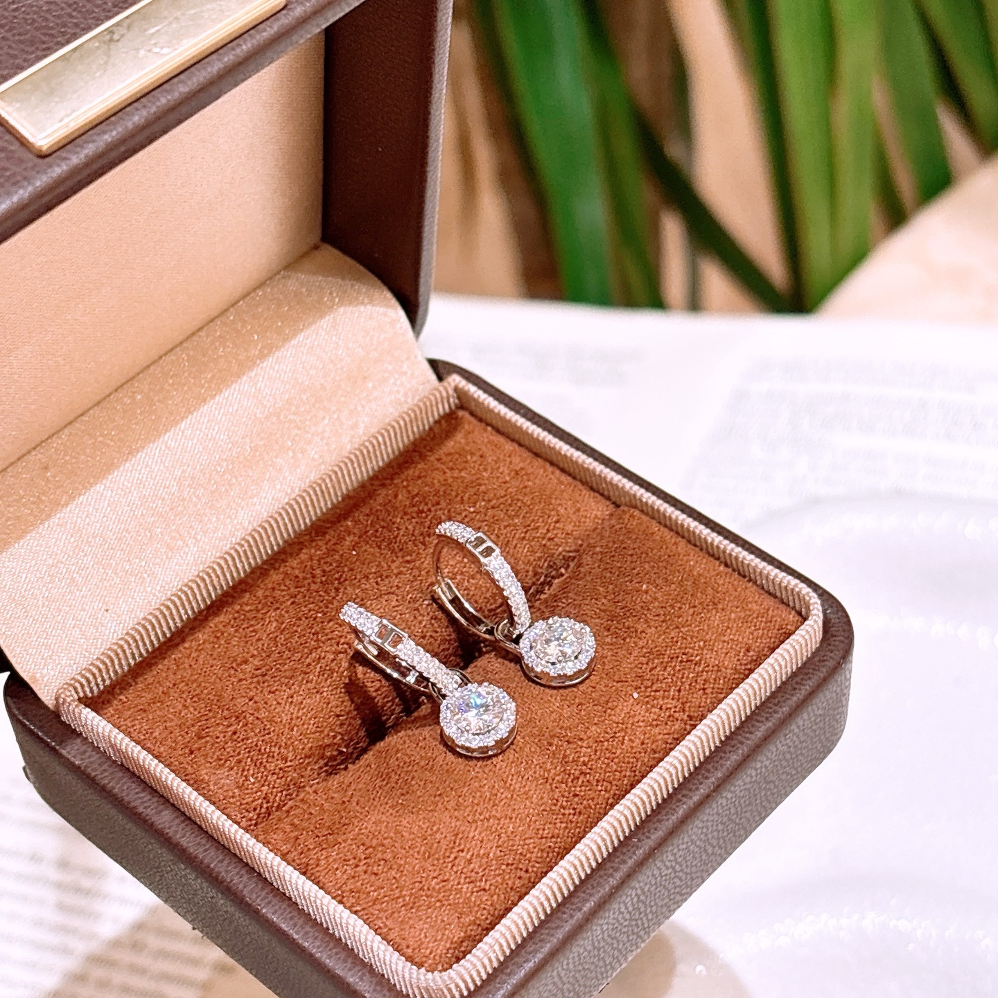 925 Silver Moissanite Ear Cuffs Ethereal Engagement Silver