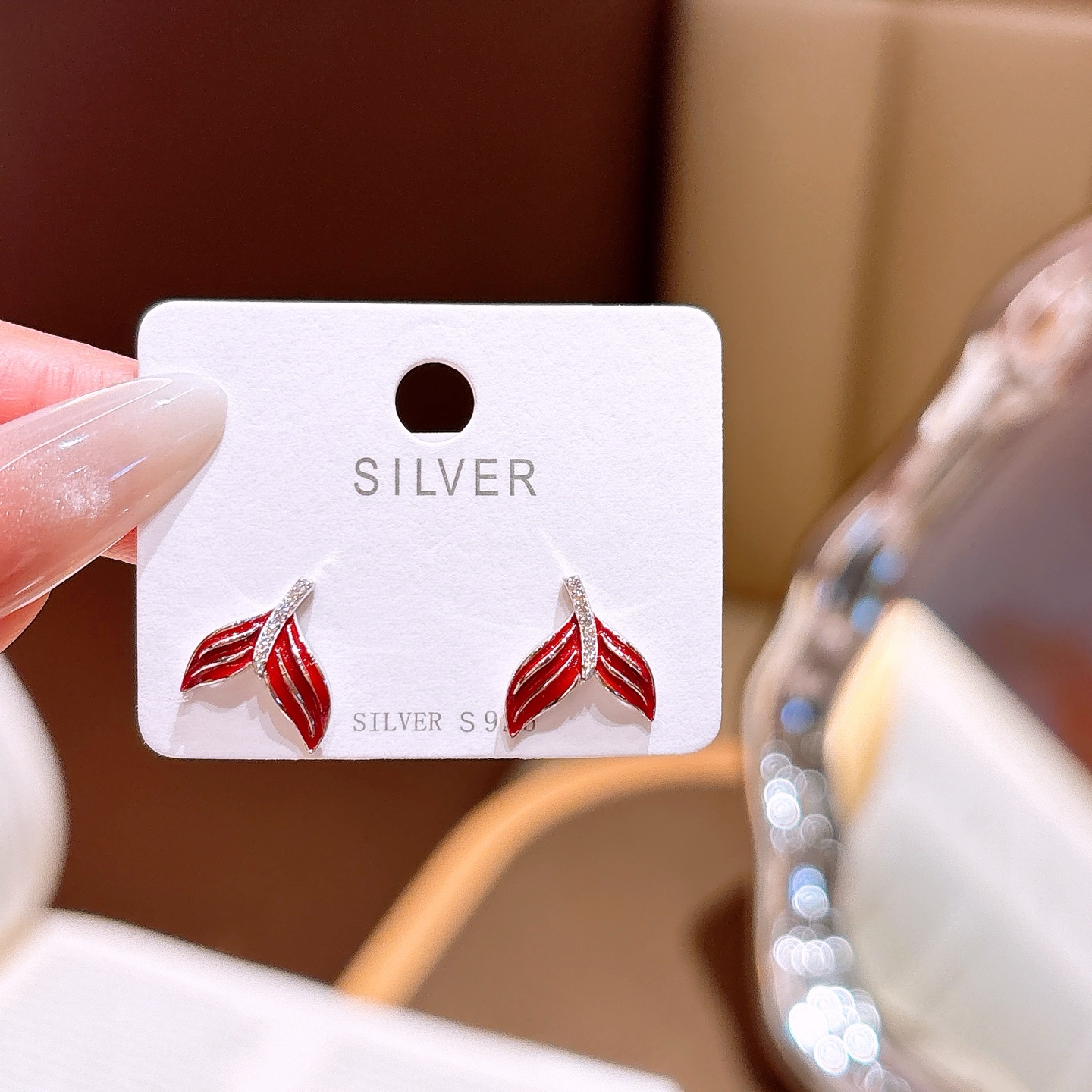 ロマンチックファインシルバーイヤリングゴールド 通勤