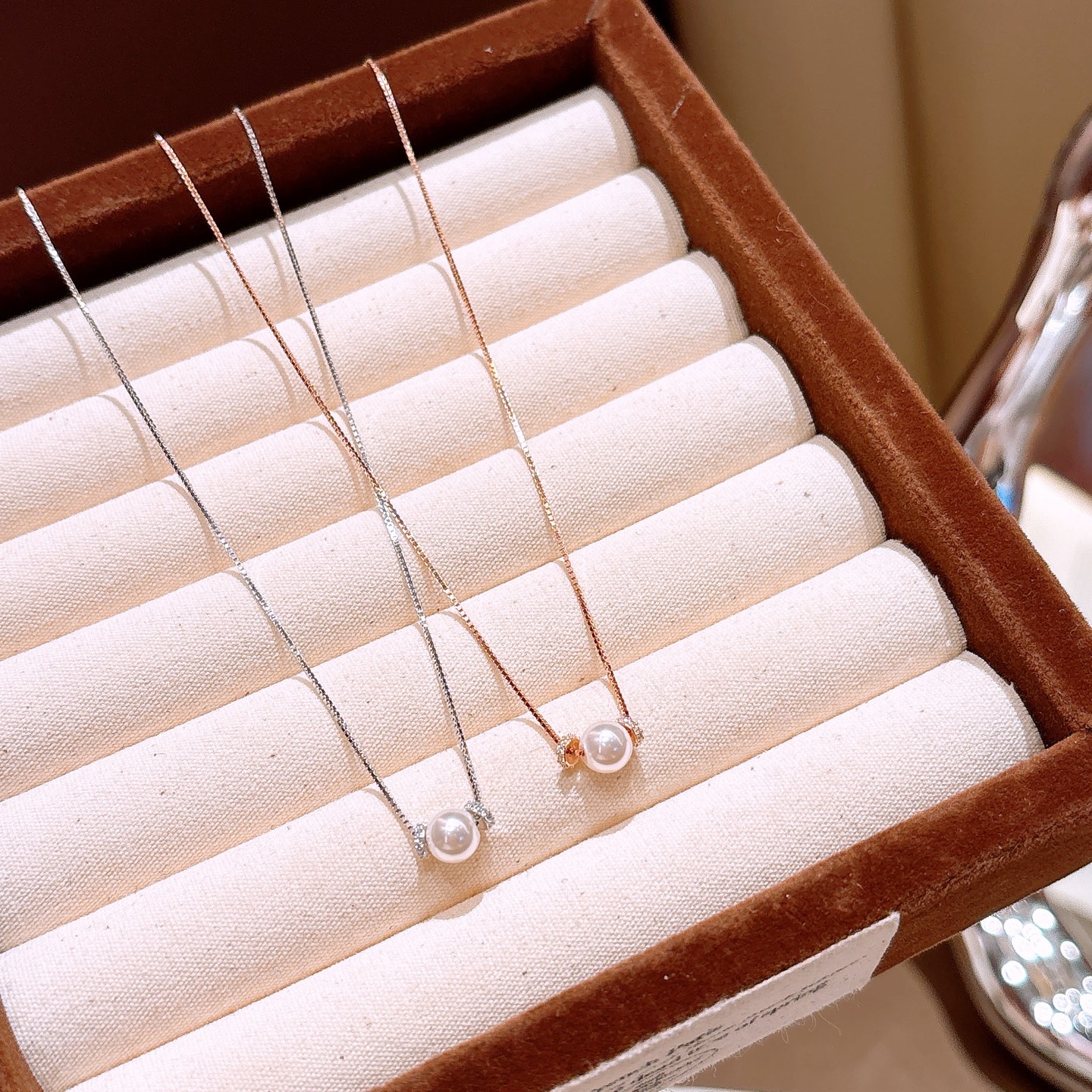 精巧純銀ネックレスシルバー 晩餐会