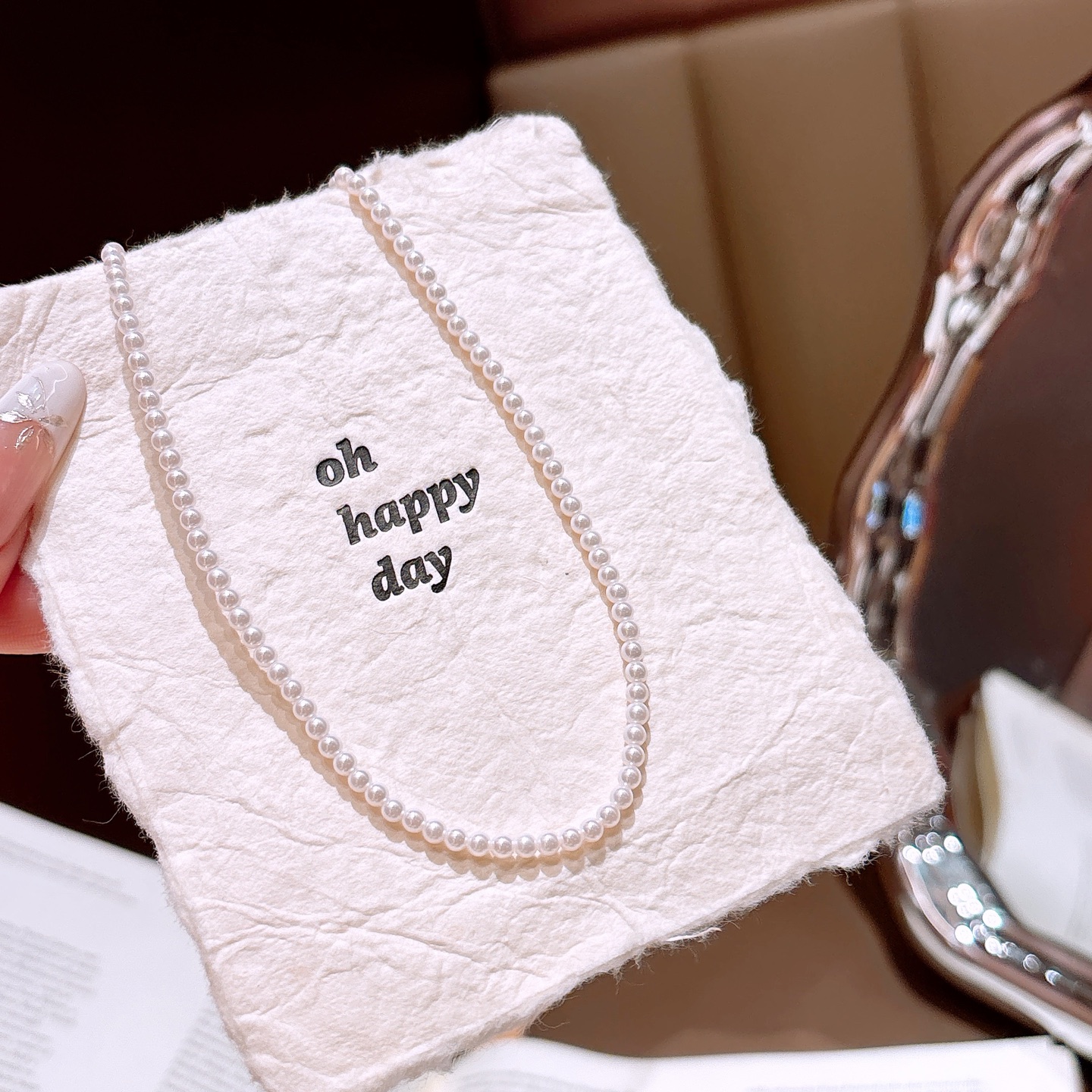 韓国風高品質シルバーネックレスシルバー 卒業