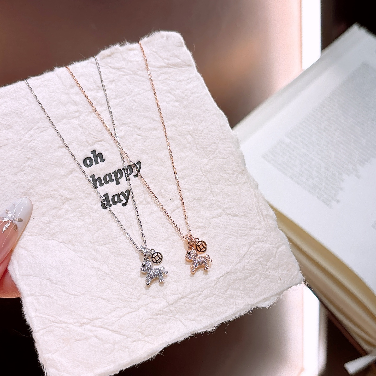 エレガントニッケル無添加銀ネックレスシルバー プロポーズ