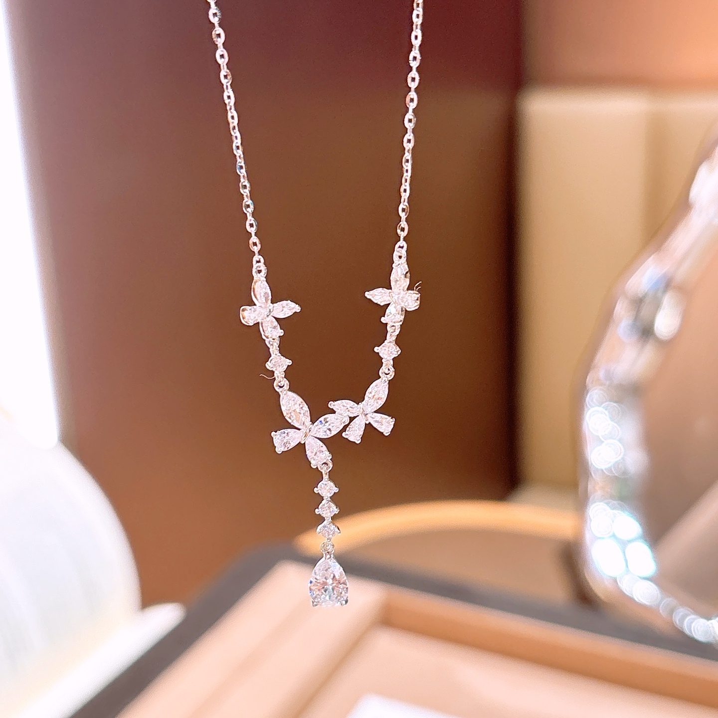 フレンチ低アレルギー銀ネックレスゴールド 父の日