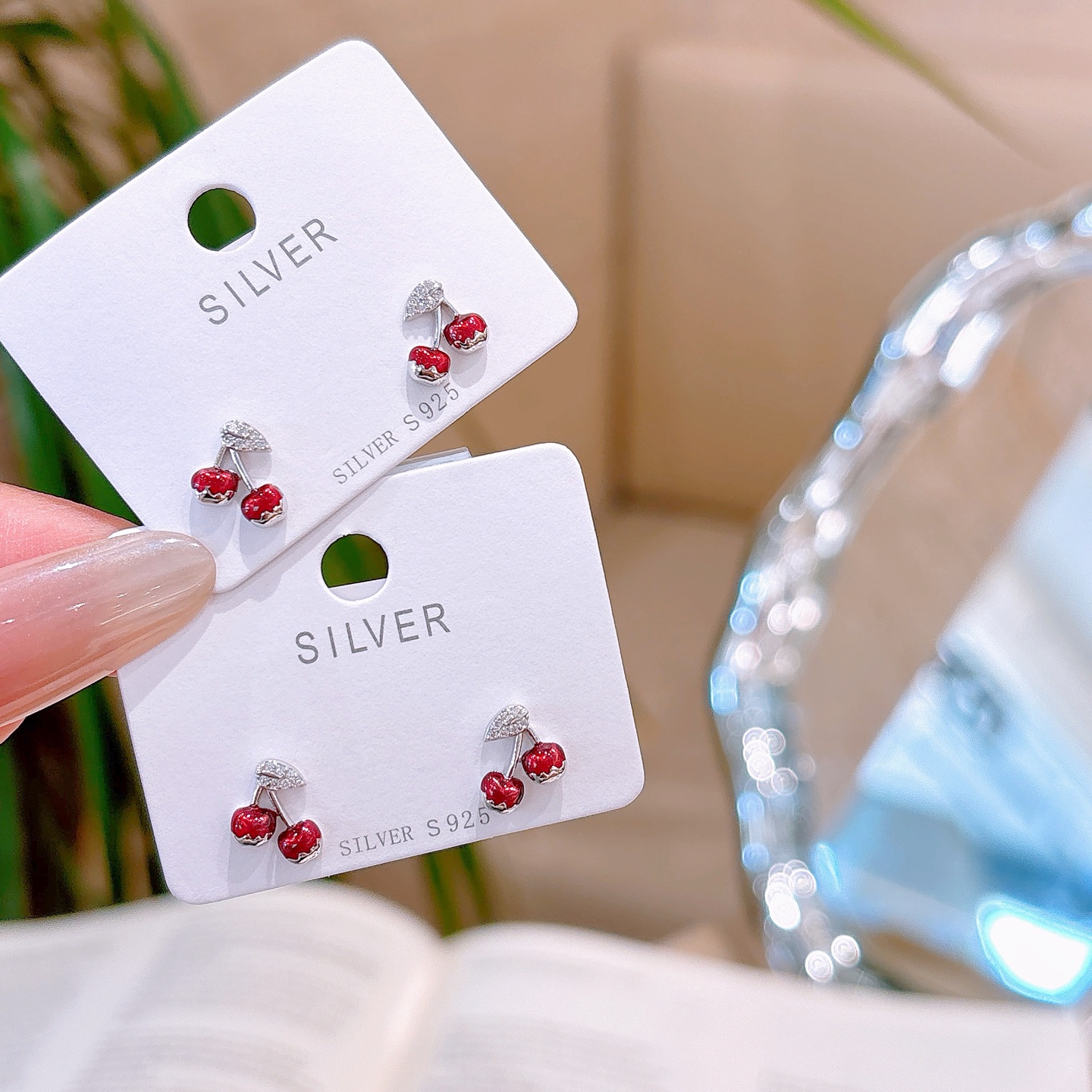 ファッションS925スターリングシルバーイヤリングシルバー 新築祝い