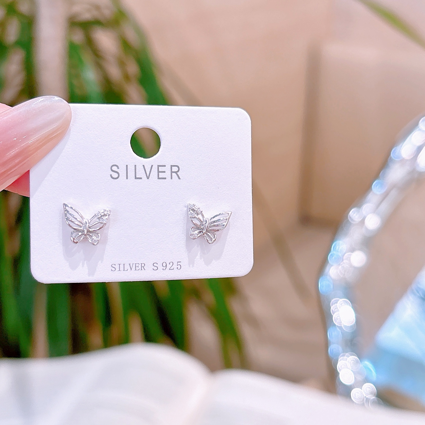 925 Silver Earrings Precision Father's Day Silver