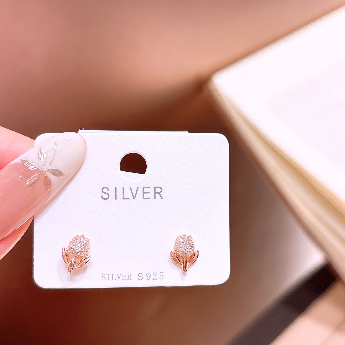 Solid Silver Earrings Girly Travel Silver