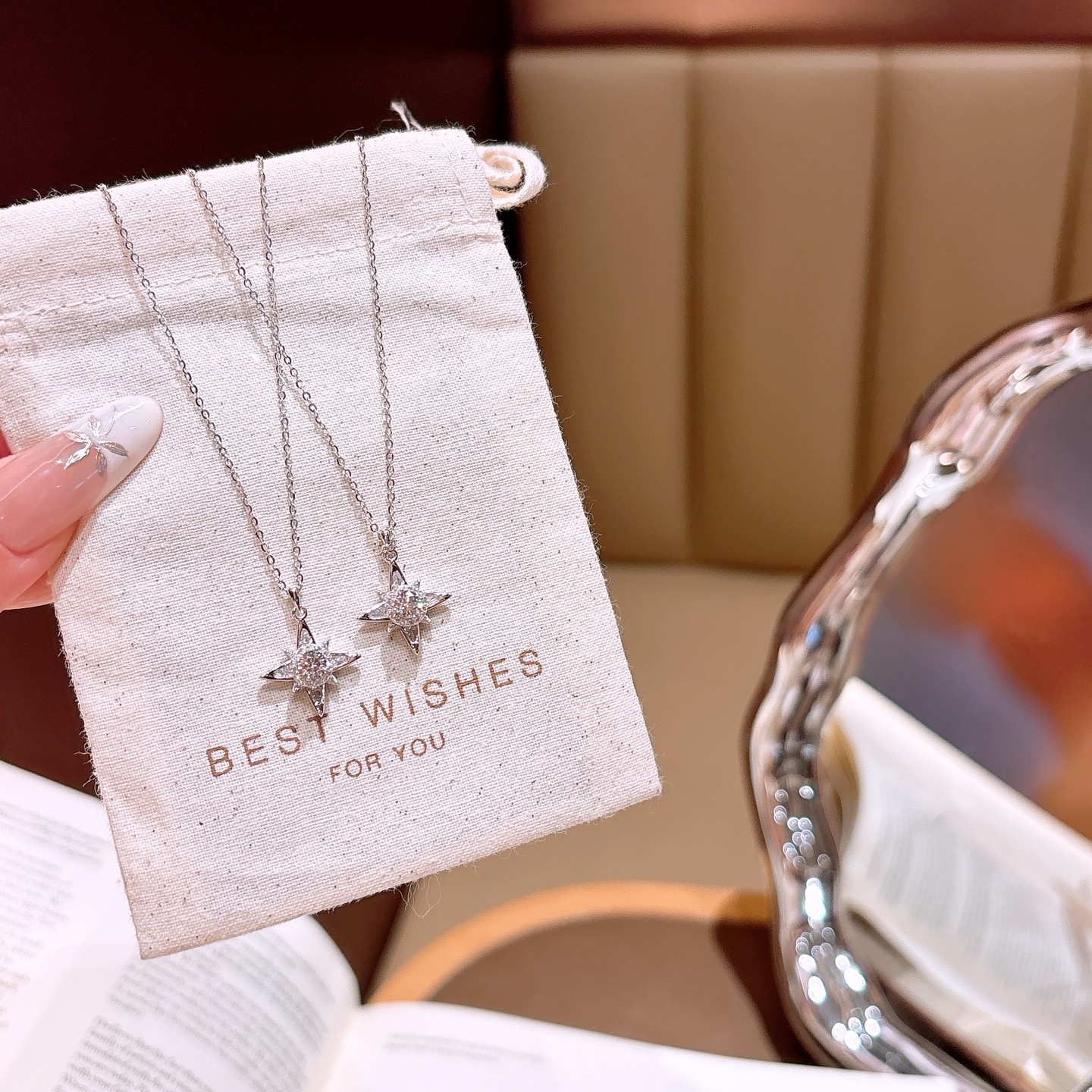 インスタ風高品質シルバーネックレスシルバー 新年