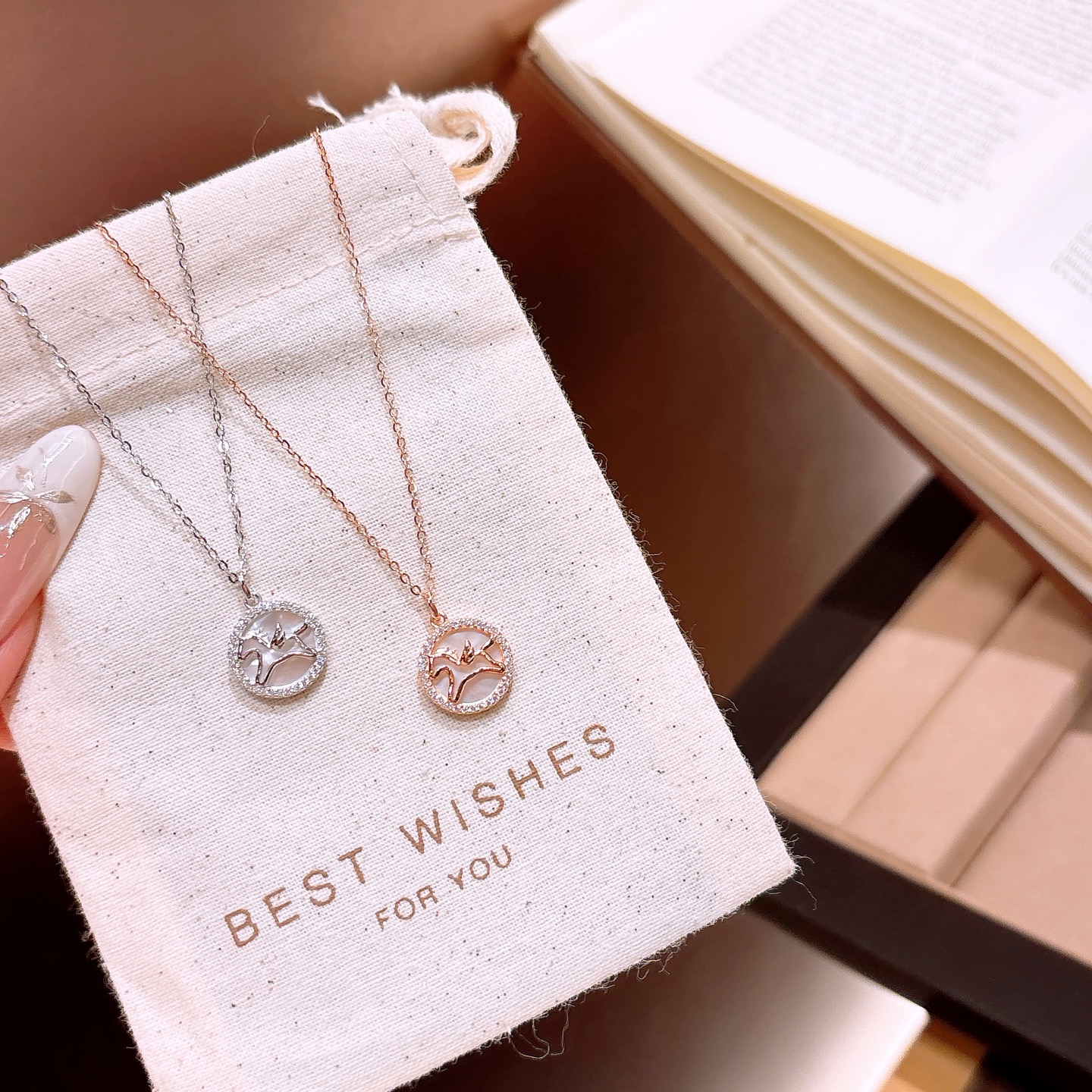 可愛い純銀ネックレスシルバー 自分へのご褒美