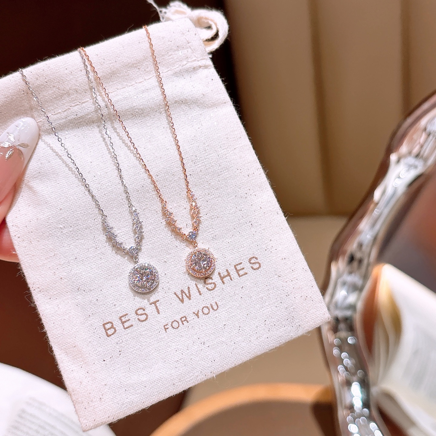 高級感S925スターリングシルバーネックレスシルバー 職場