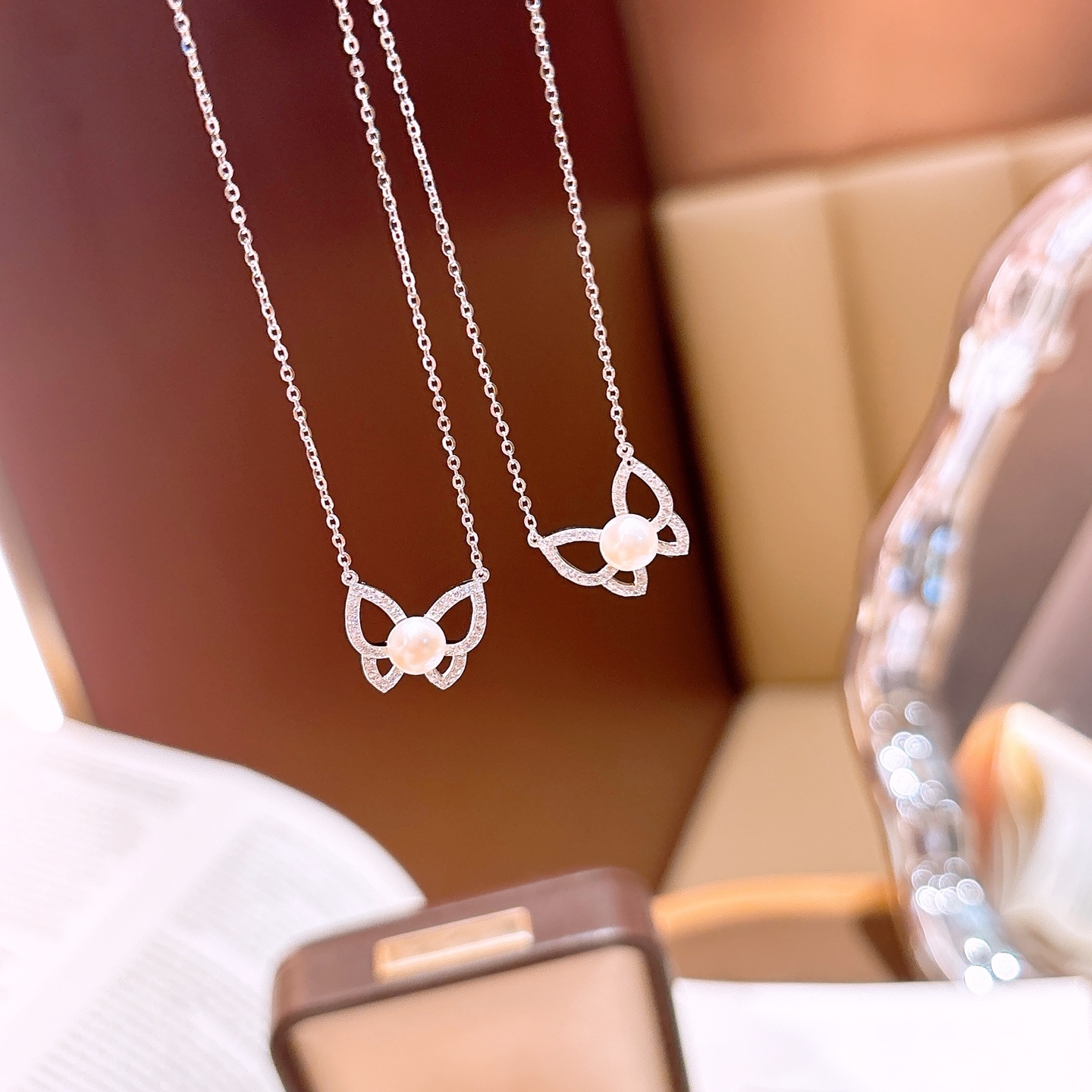 優しいニッケル無添加銀ネックレスシルバー ウェディング