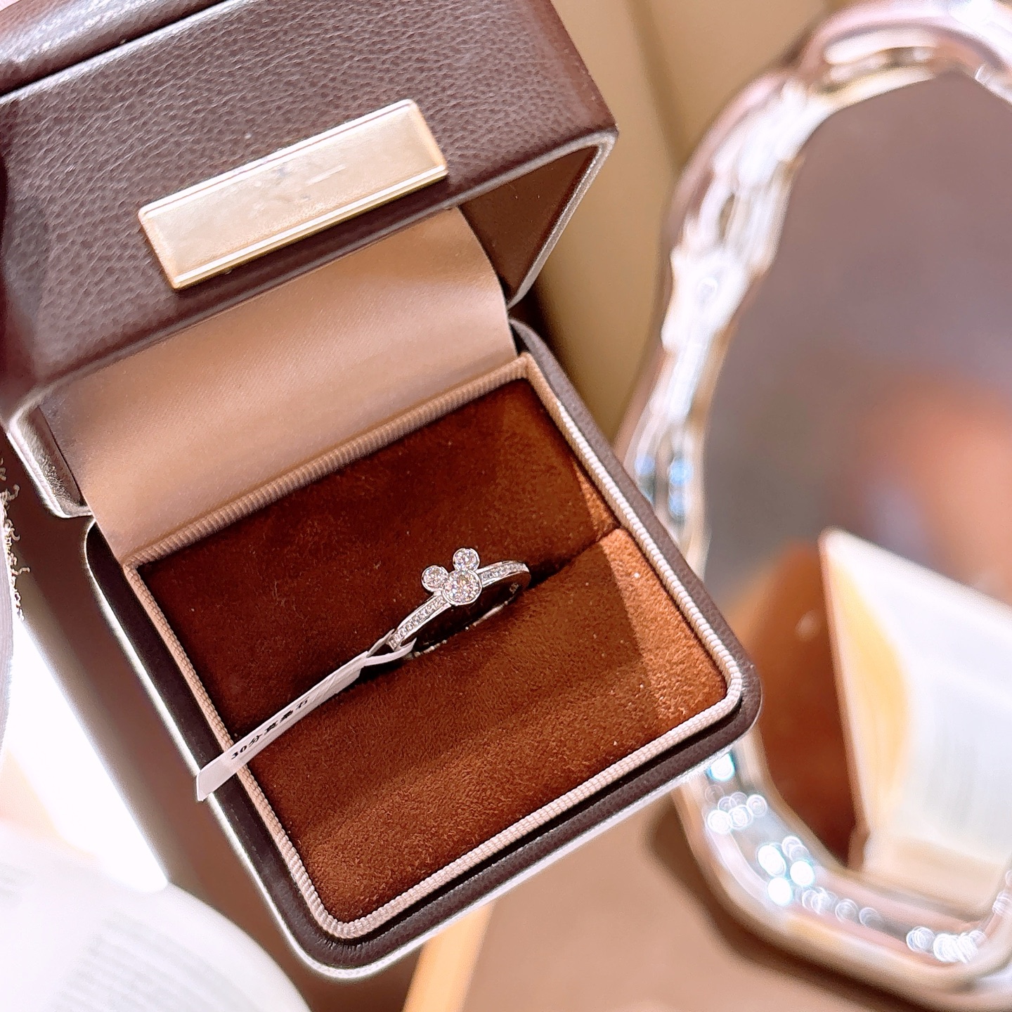 High Polish Silver Moissanite Ring Minimalist Christmas Gold