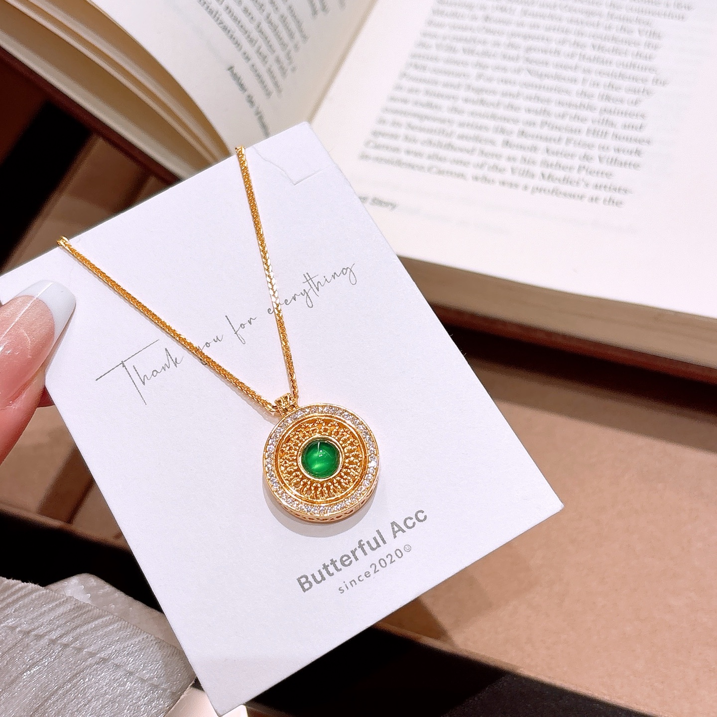 High Polish Silver Necklace Elegant Self-love Gold