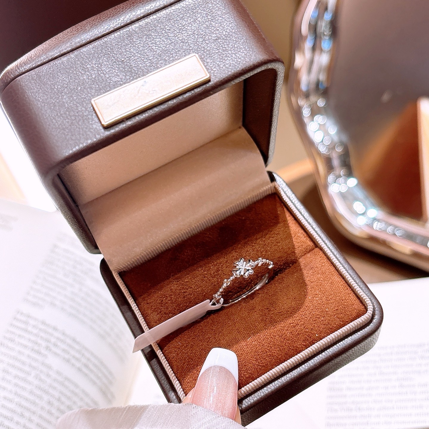 ミニマリストニッケル無添加銀リングシルバー デート