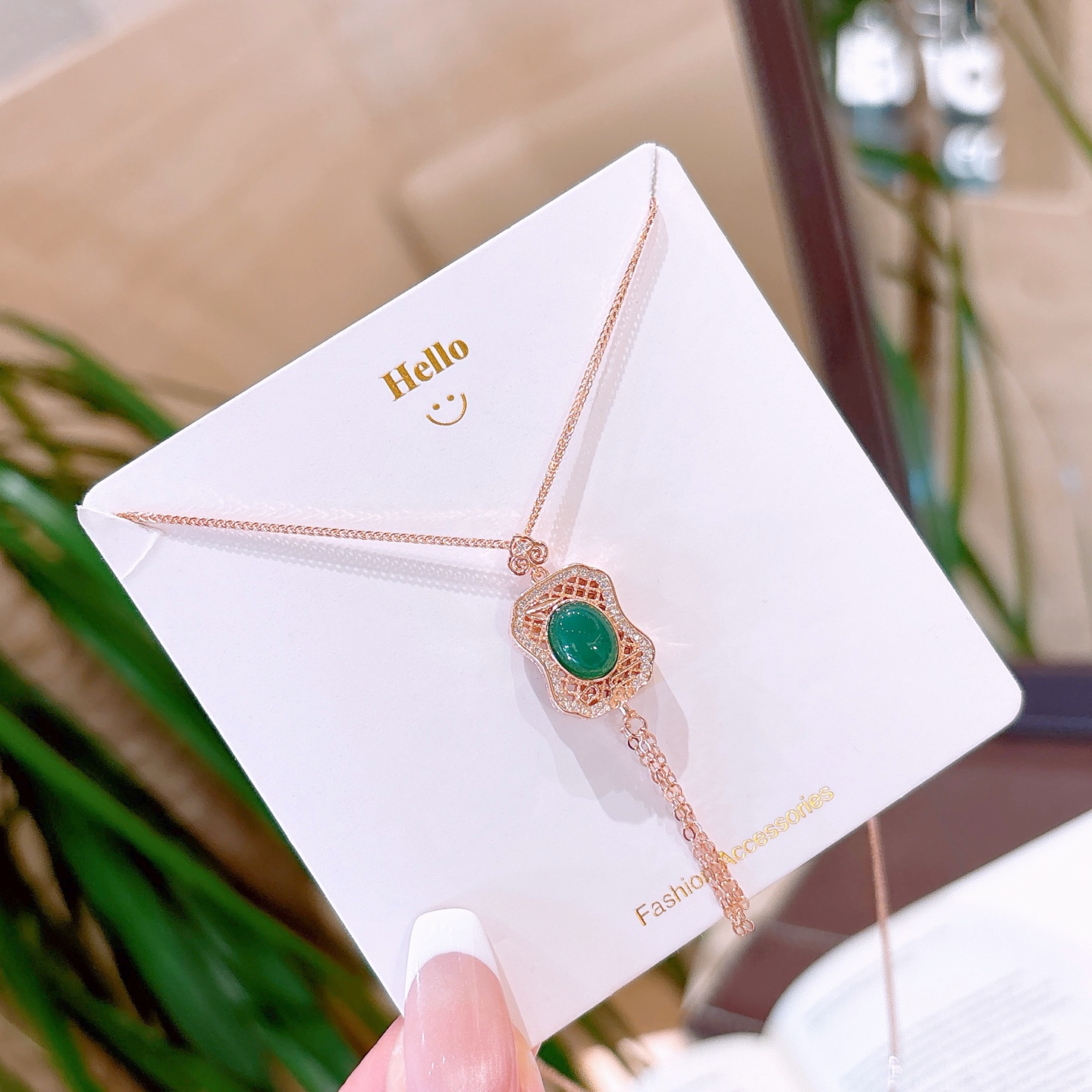 フレッシュ高品質シルバーネックレスゴールド 年次パーティー