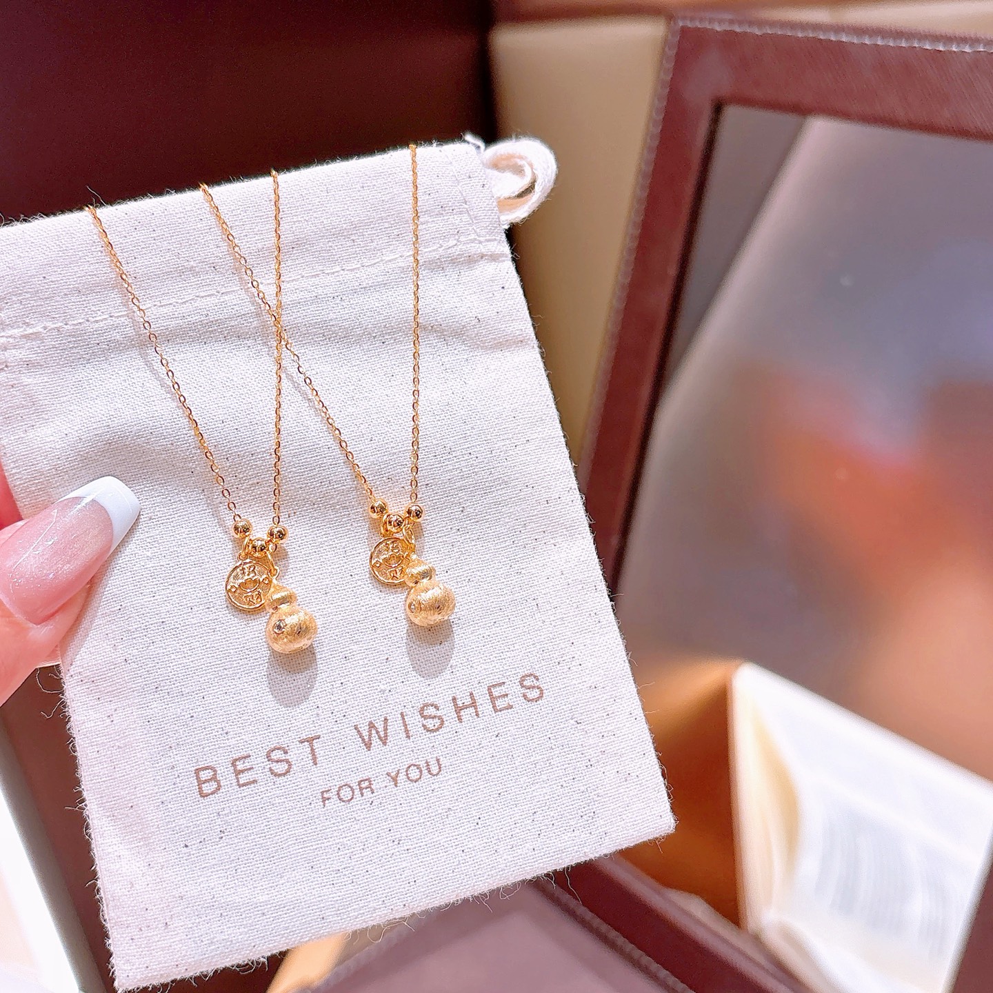 高級感低アレルギー銀ネックレスシルバー ウェディングギフト