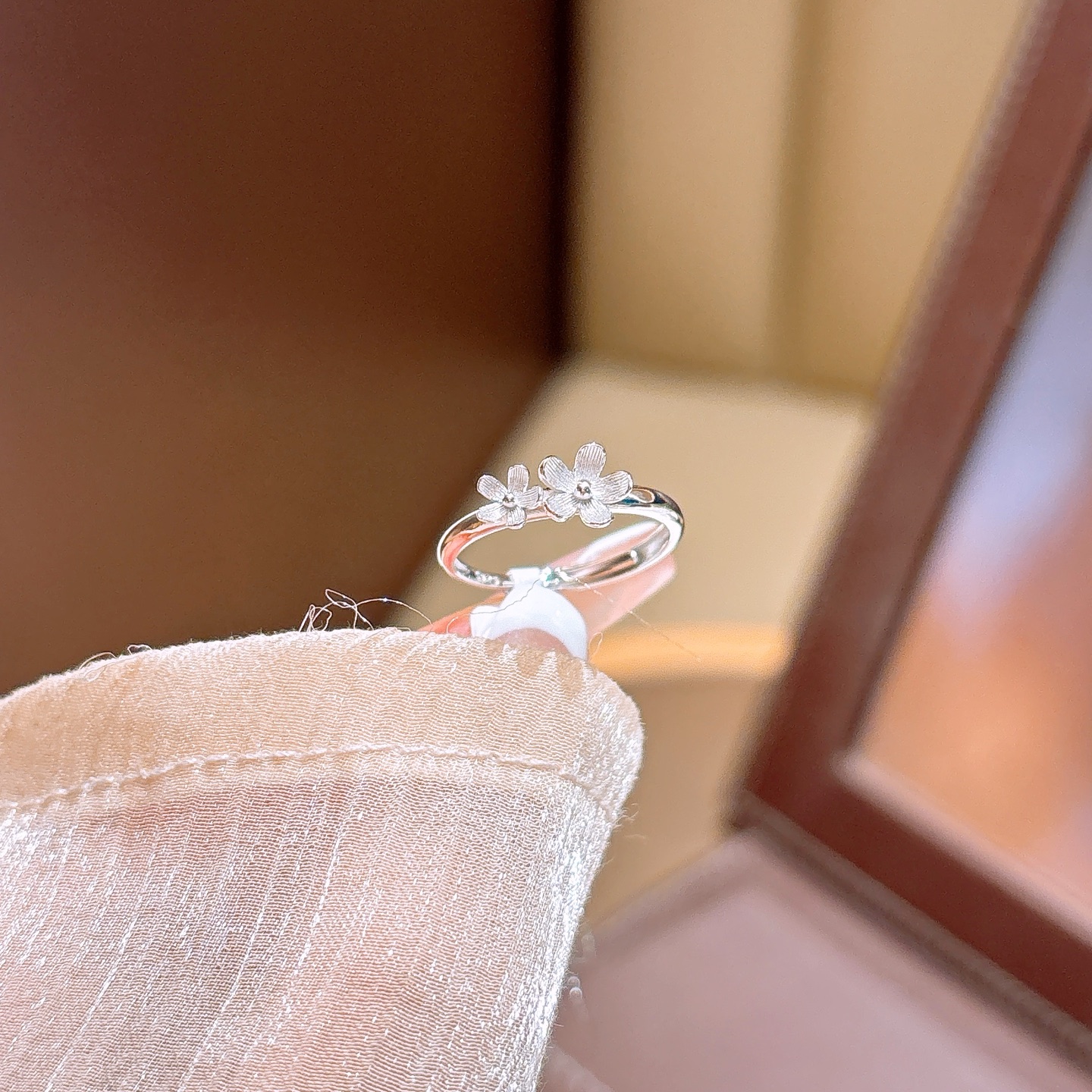 レトロS925スターリングシルバーリングシルバー 母の日