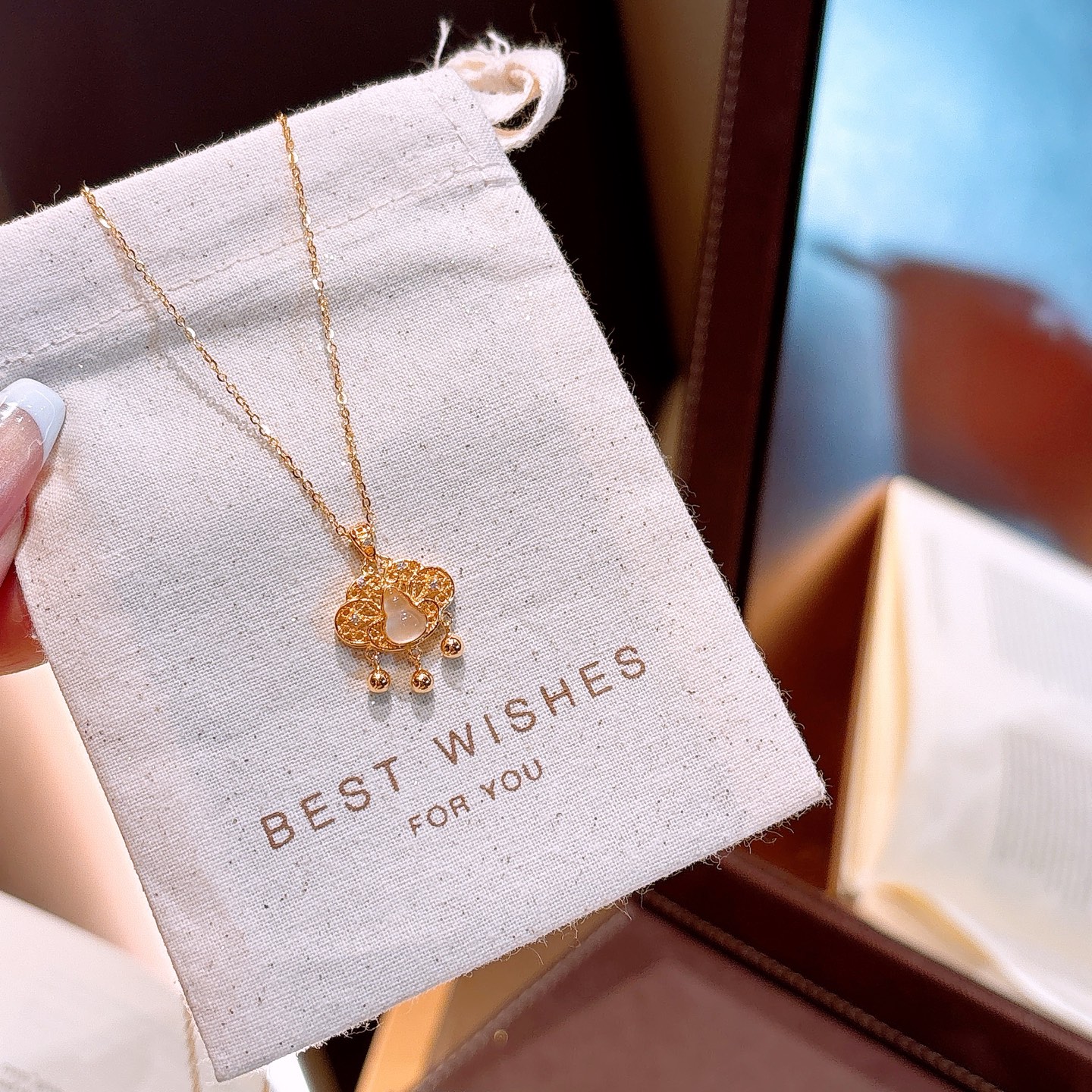 ユニークファインシルバーネックレスゴールド 新年