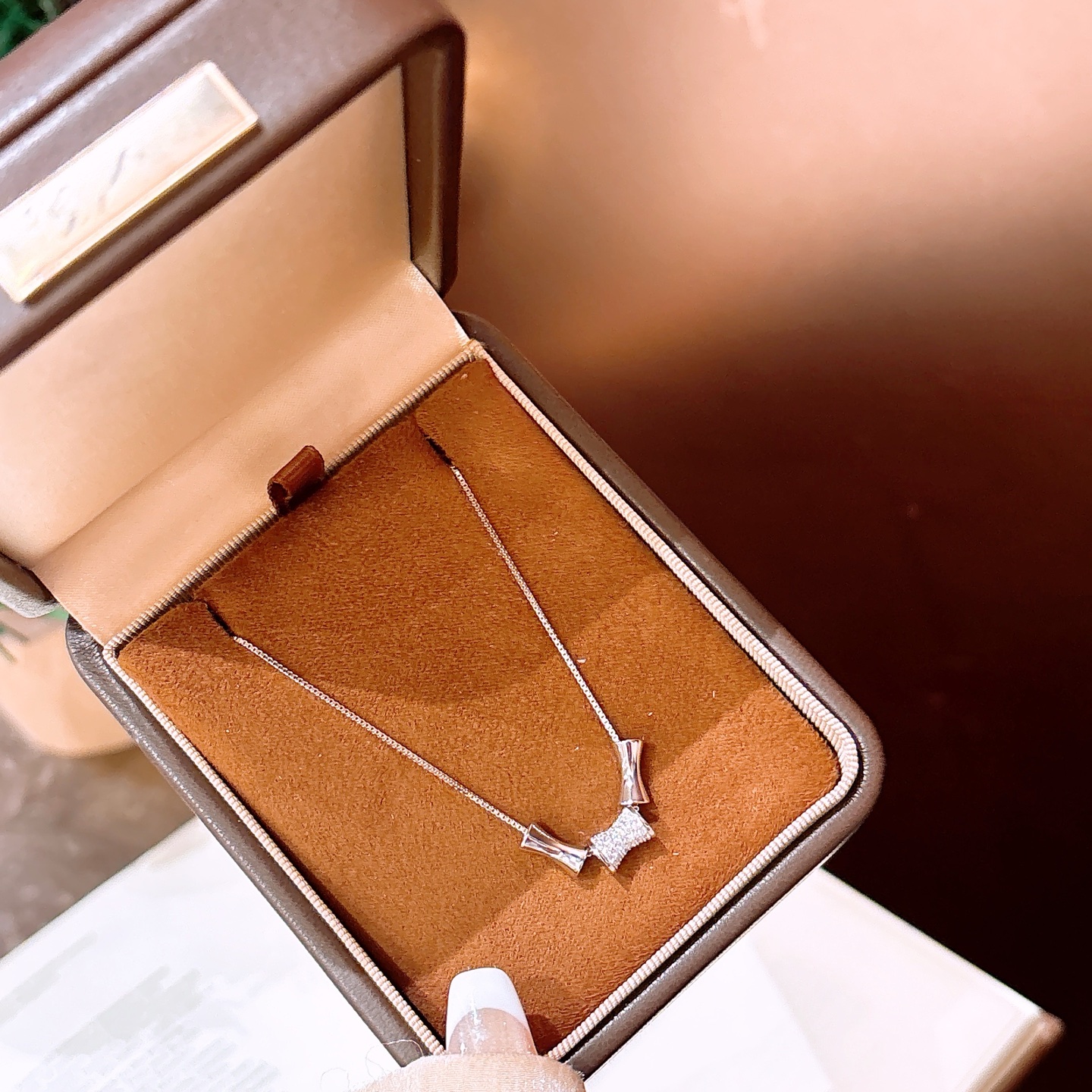 精巧純銀ネックレスシルバー デート