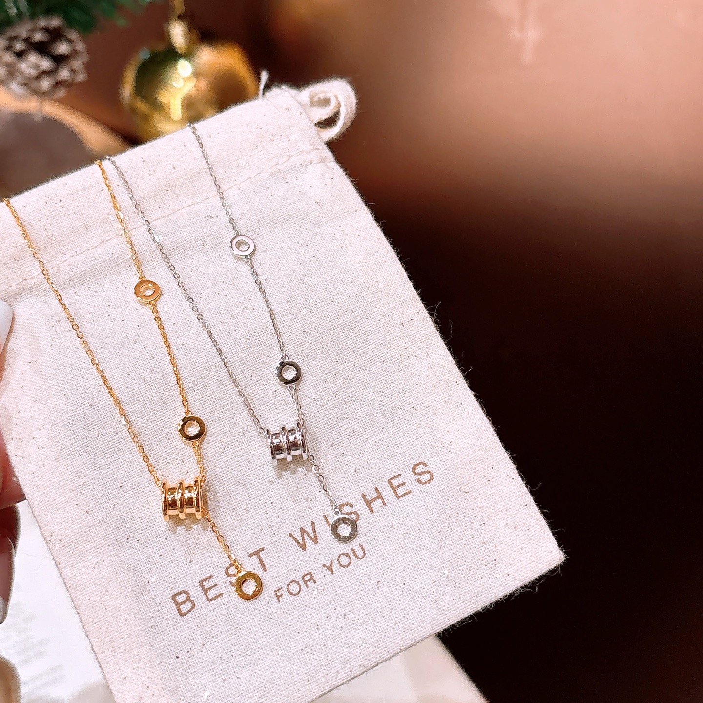 可愛いアレルギー対応シルバーネックレスシルバー 母の日