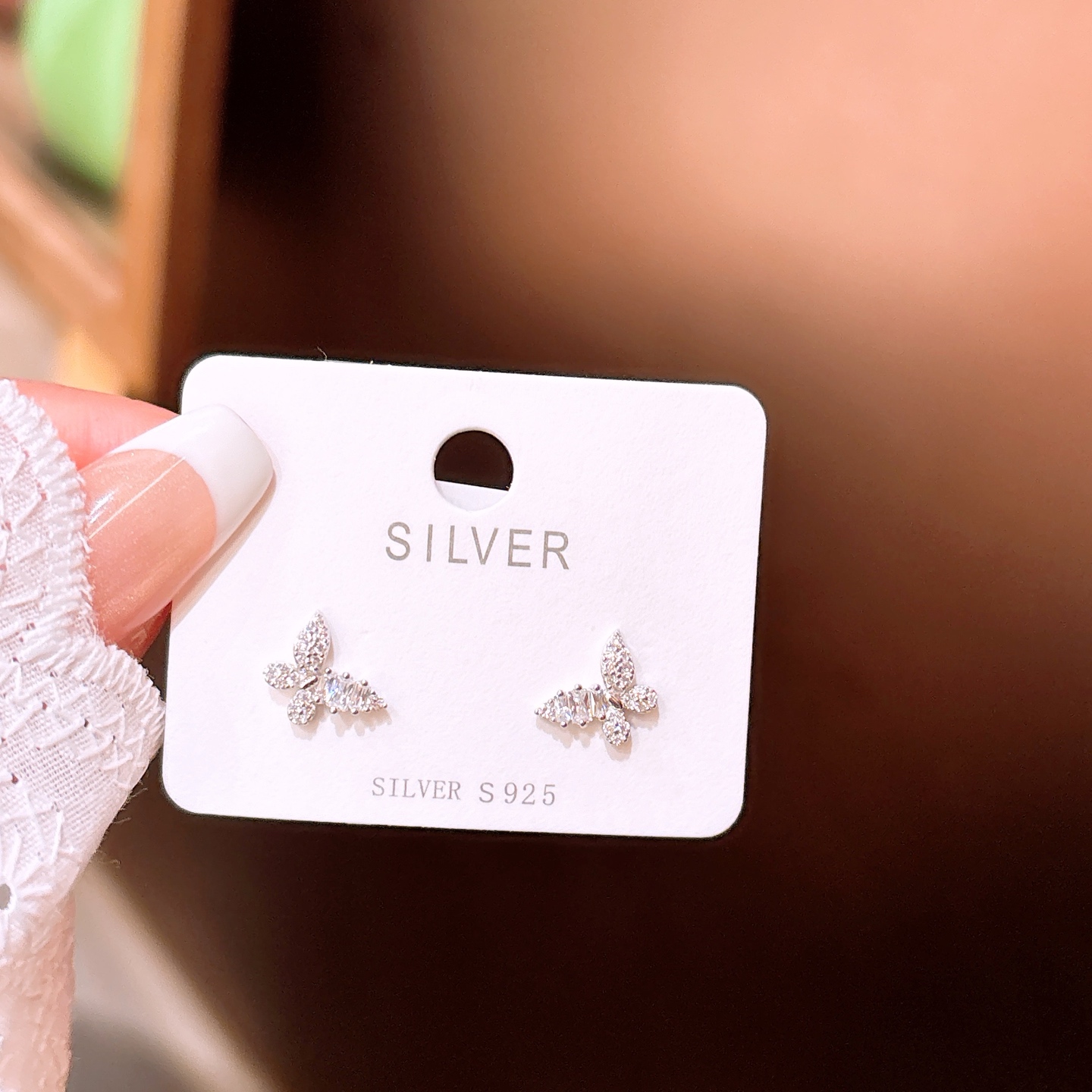 さわやか系アレルギー対応シルバーイヤリングシルバー 自分へのご褒美