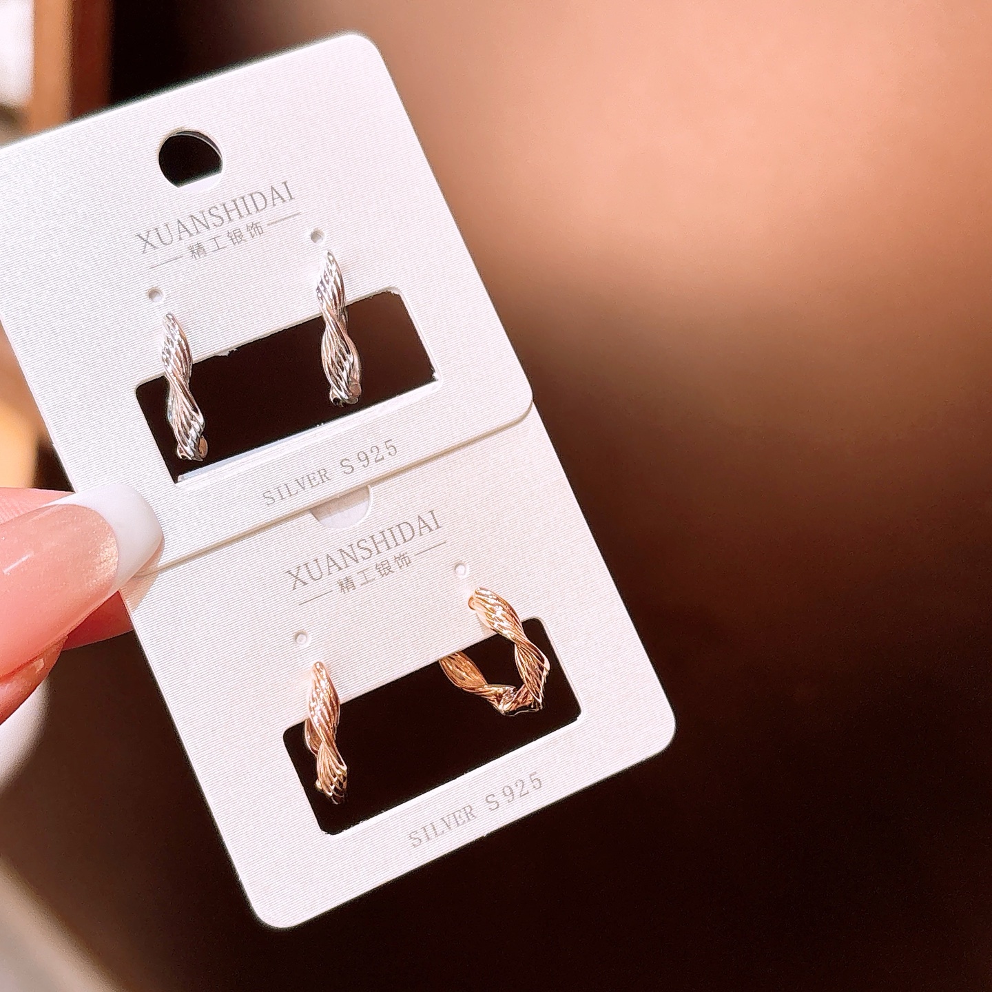 Low Allergy Silver Ear Cuffs Sweet & Cool Graduation Silver