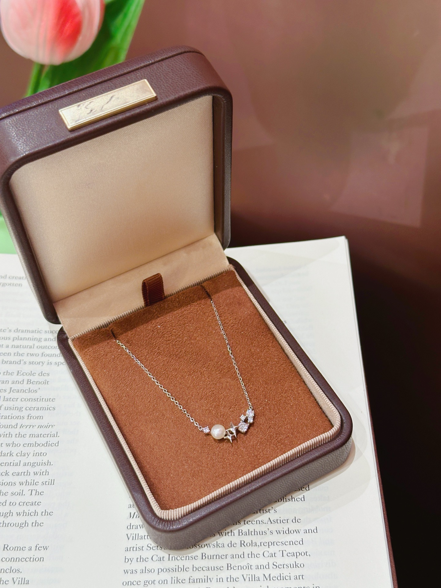 S925 Sterlingsilber Kette Frisch Geburtstag Gold