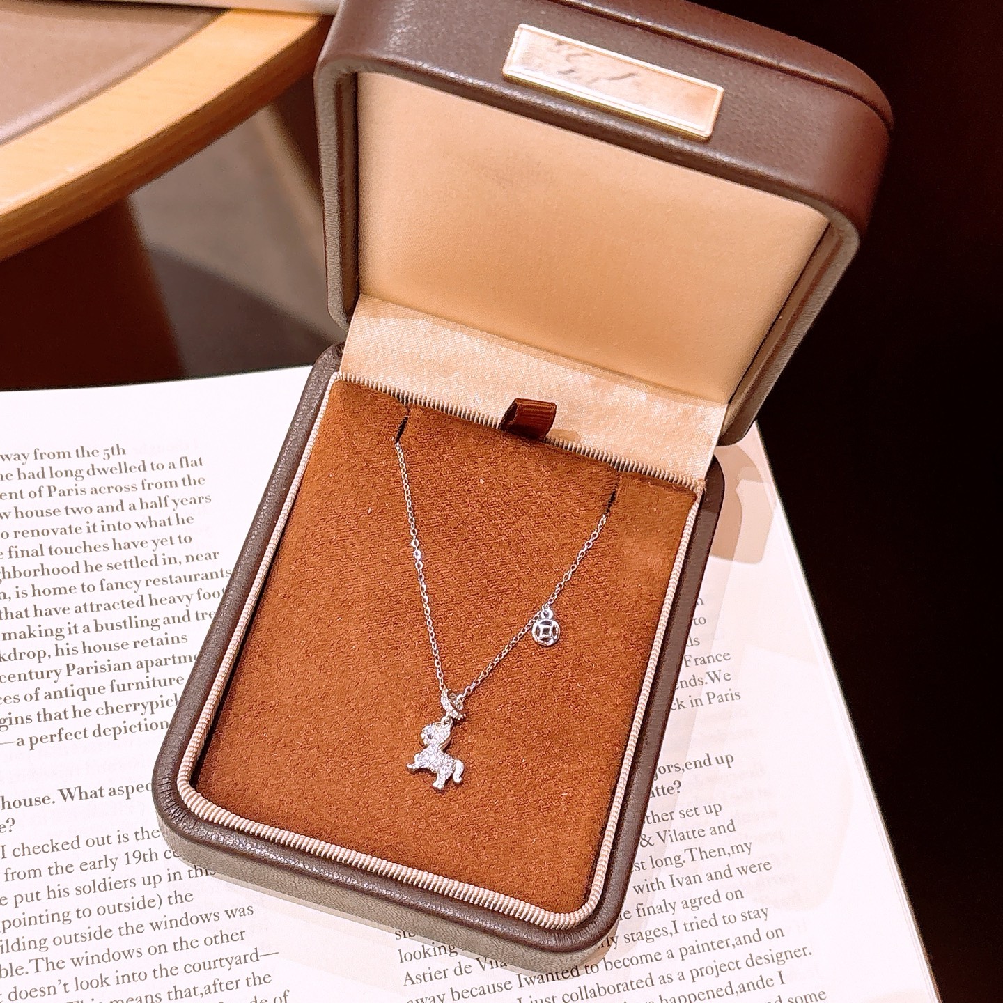 Hochglanzpoliertes Silber Kette Instagram-Stil Frühlingsfest Silber