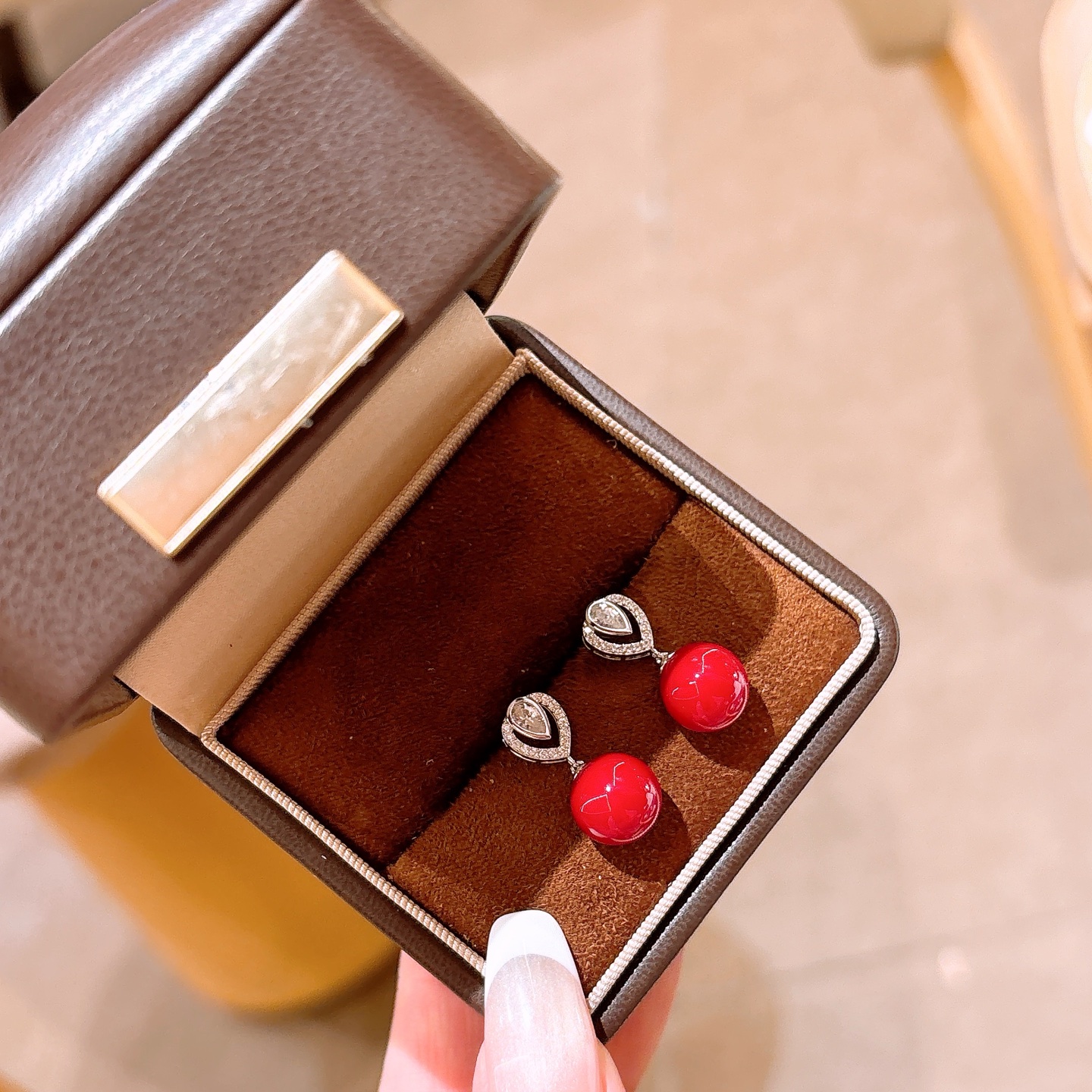 Fine Silver Earrings Sweet Workplace Gold