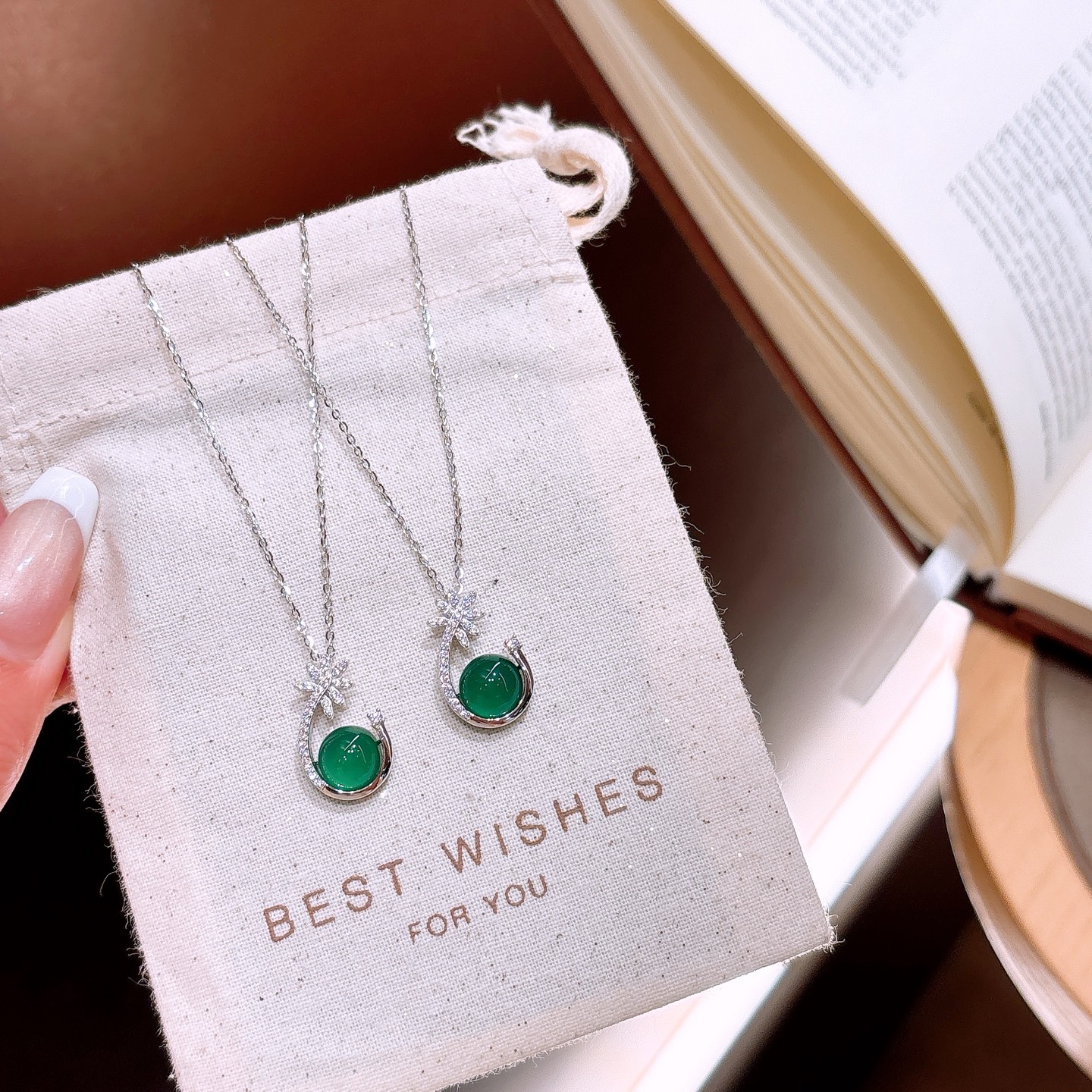 アーティスティックS925スターリングシルバーネックレスゴールド プロポーズ