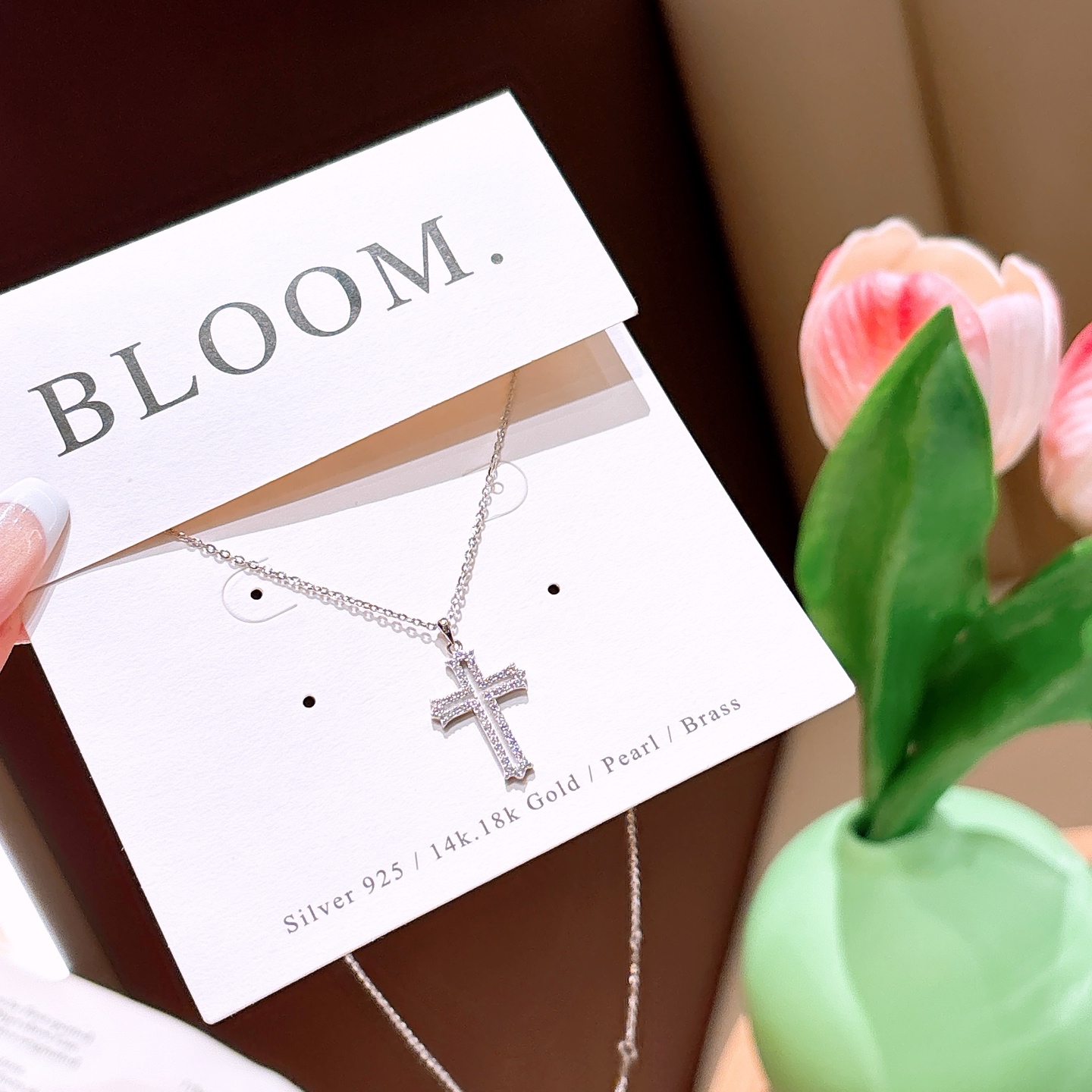 繊細925シルバーネックレスシルバー バレンタインデー