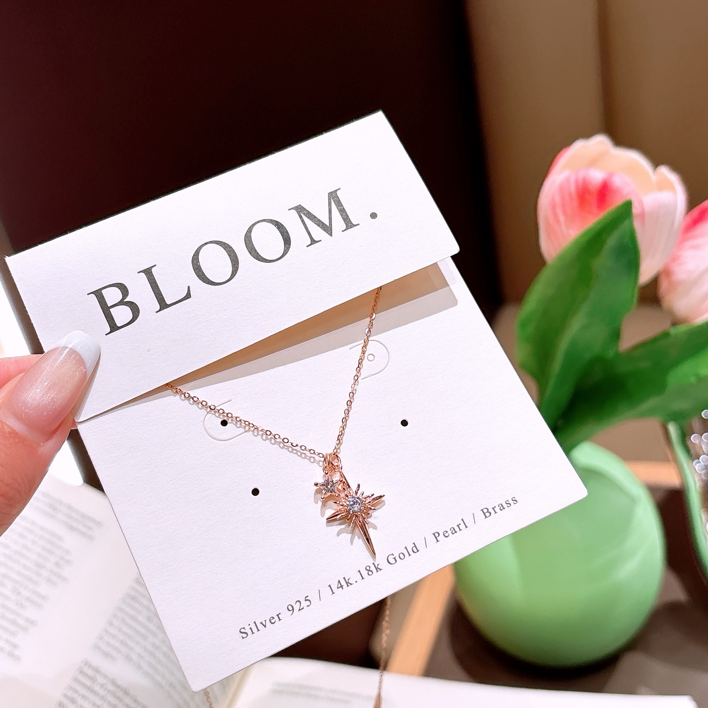 Solid Silver Necklace Minimalist Banquet Gold