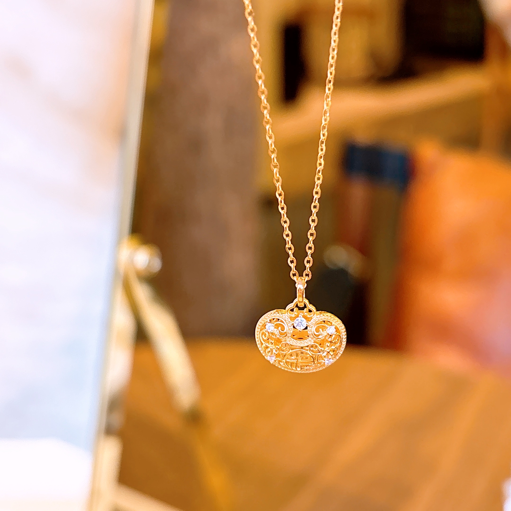 ガーリーアレルギー対応シルバーネックレスシルバー 春節