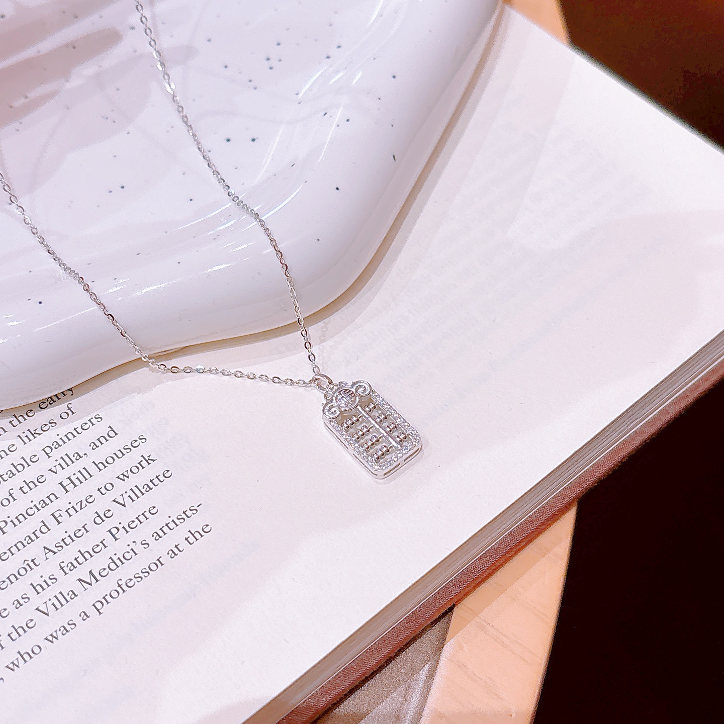 ロマンチック低アレルギー銀ネックレスゴールド プロポーズ