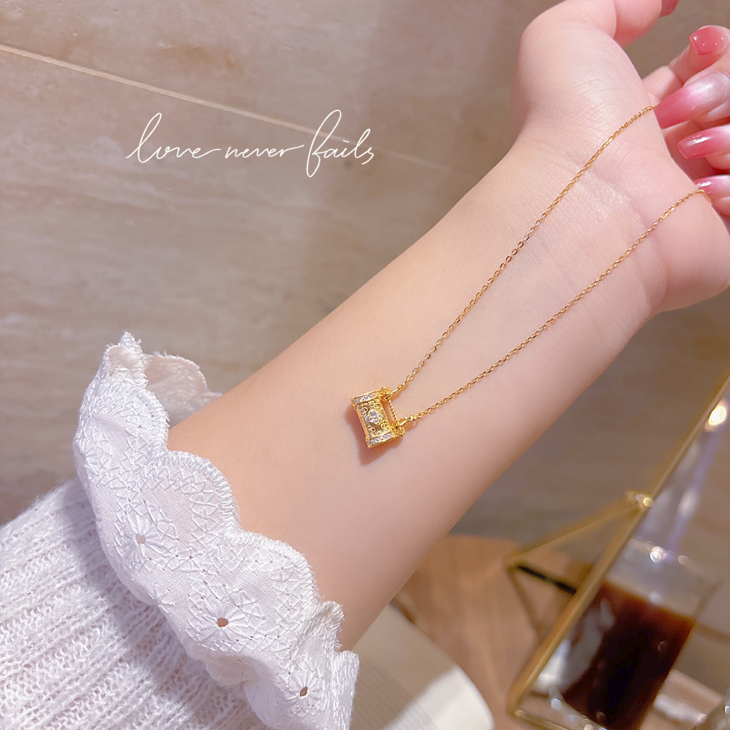 インスタ風純銀ネックレスシルバー 婚約