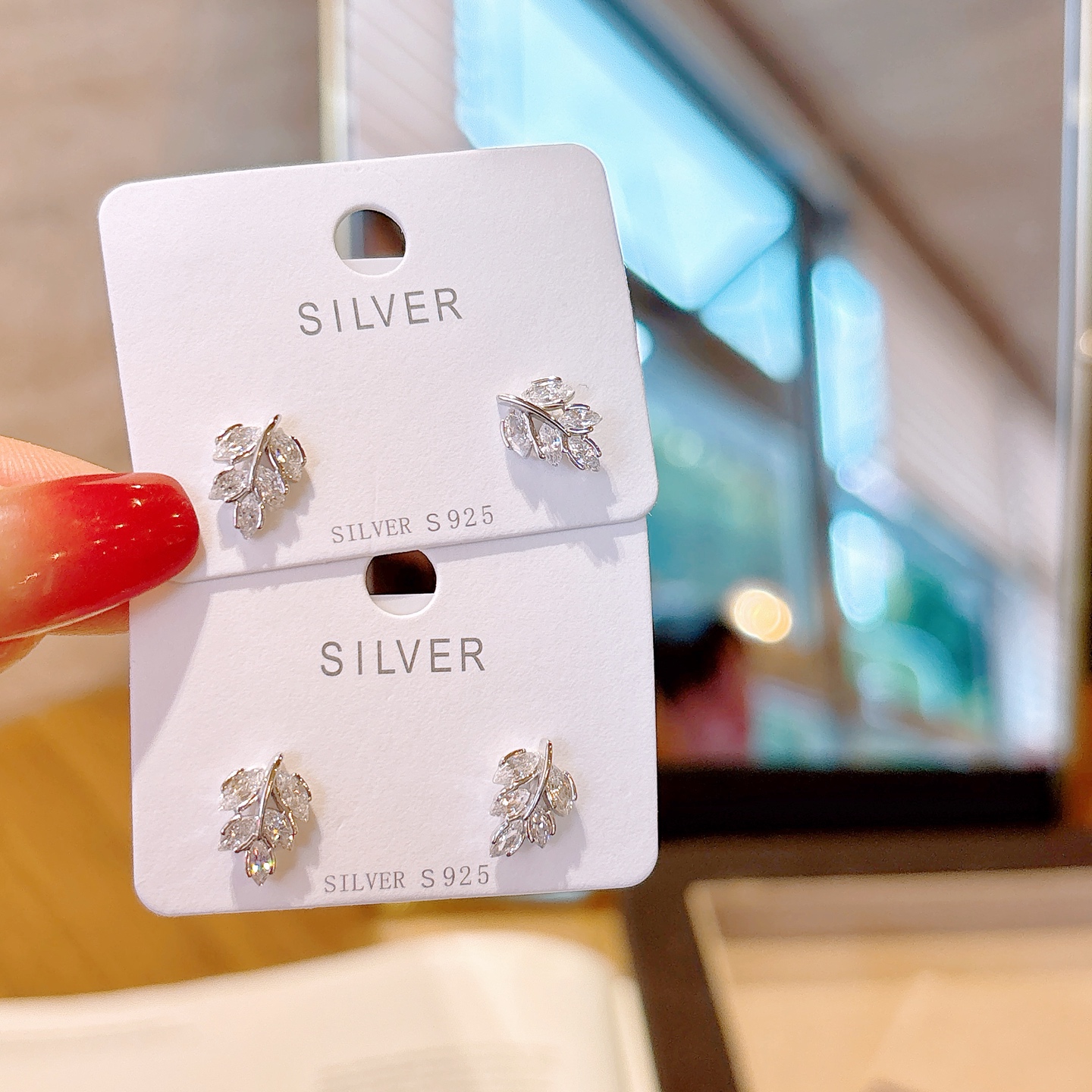 925 Silver Earrings Dainty New Year Silver