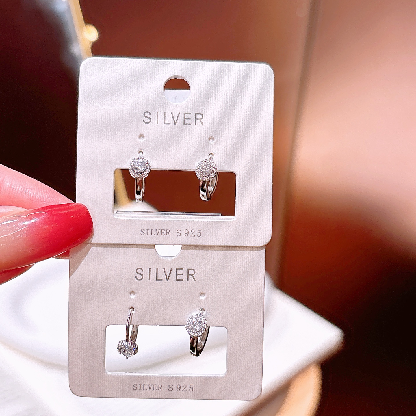 Fine Silver Ear Cuffs Pure Christmas Silver