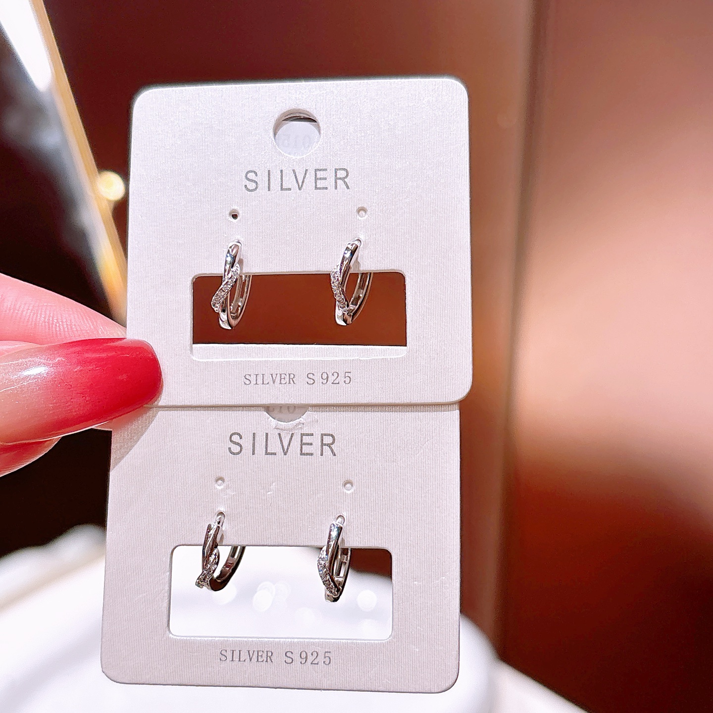 S925 Sterling Silver Ear Cuffs Girly Office Gold