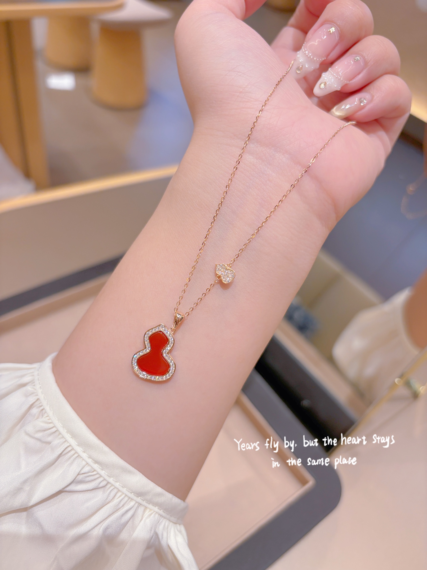 優しいニッケル無添加銀ネックレスゴールド 春節