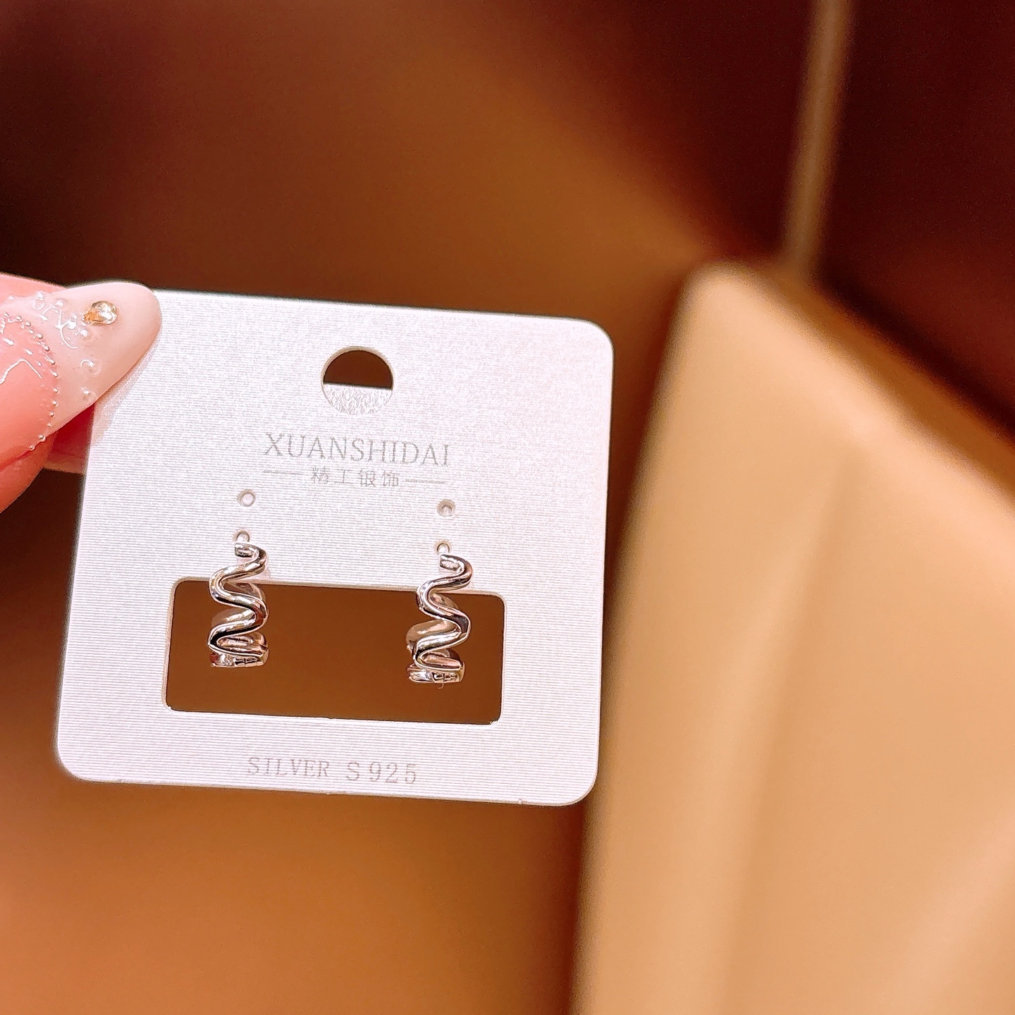 ラグジュアリー高品質シルバーイヤーカフシルバー ウェディング