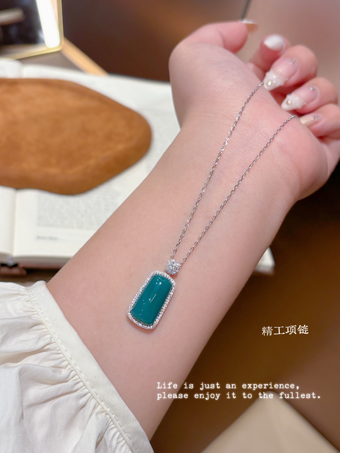 ミニマル高品質シルバーネックレスシルバー プロポーズ