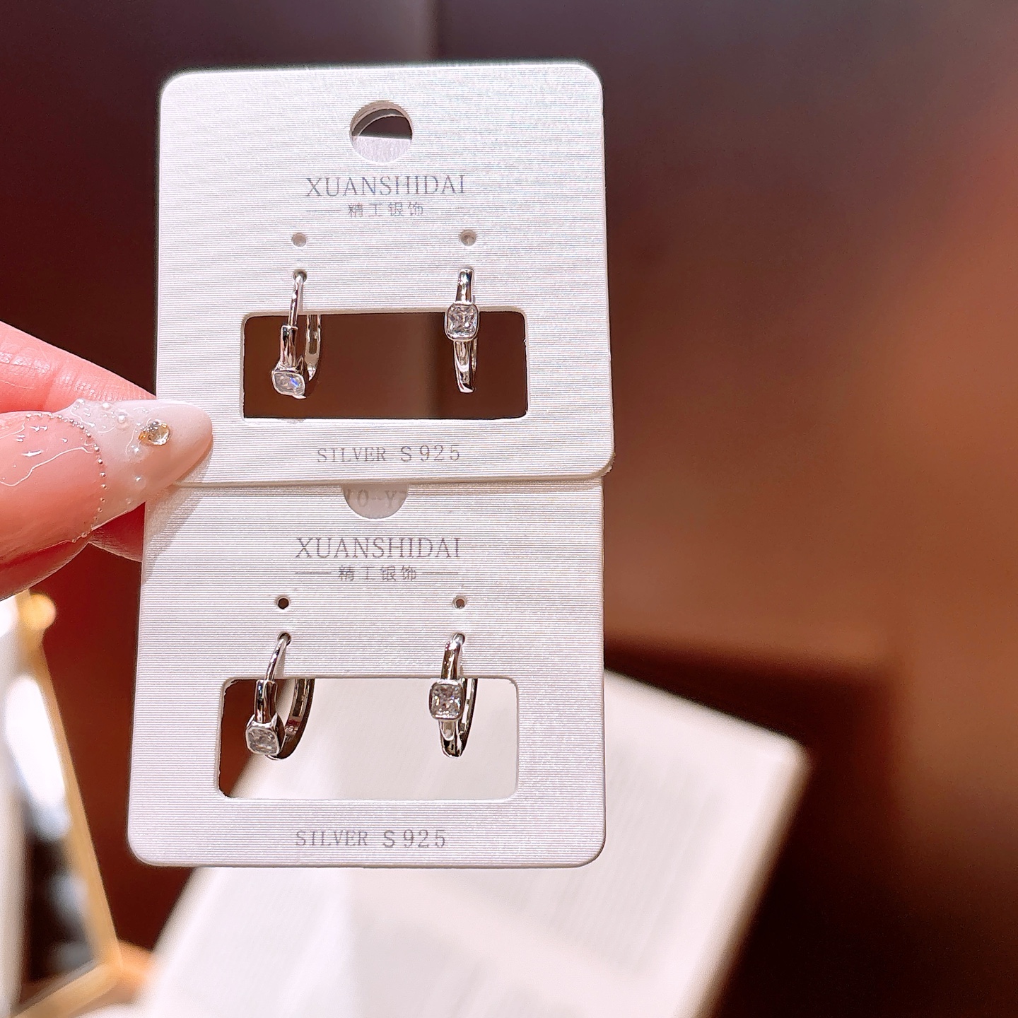 Fine Silver Ear Cuffs Korean Style Teacher's Day Silver